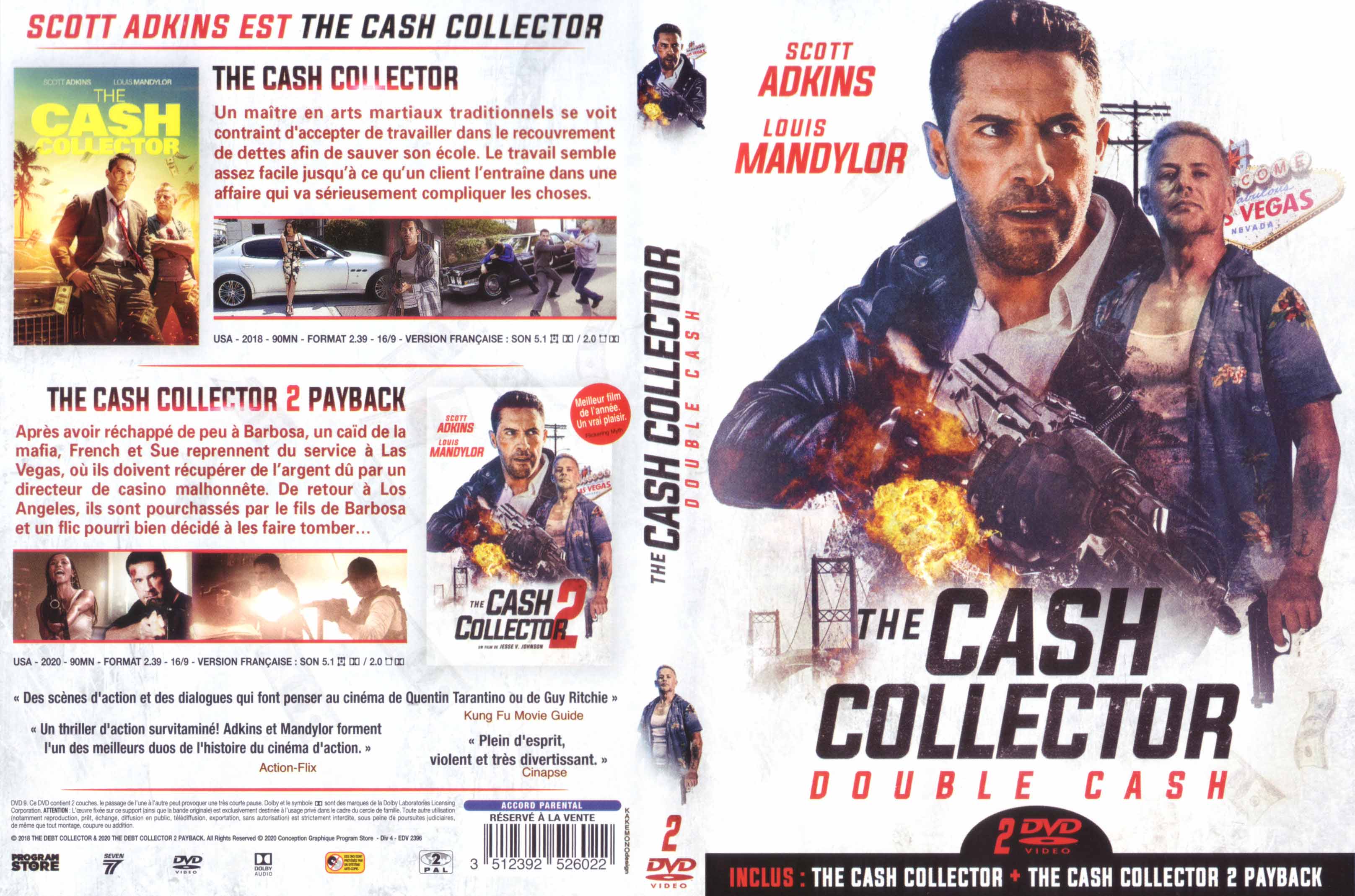 Jaquette DVD The cash collector Double cash