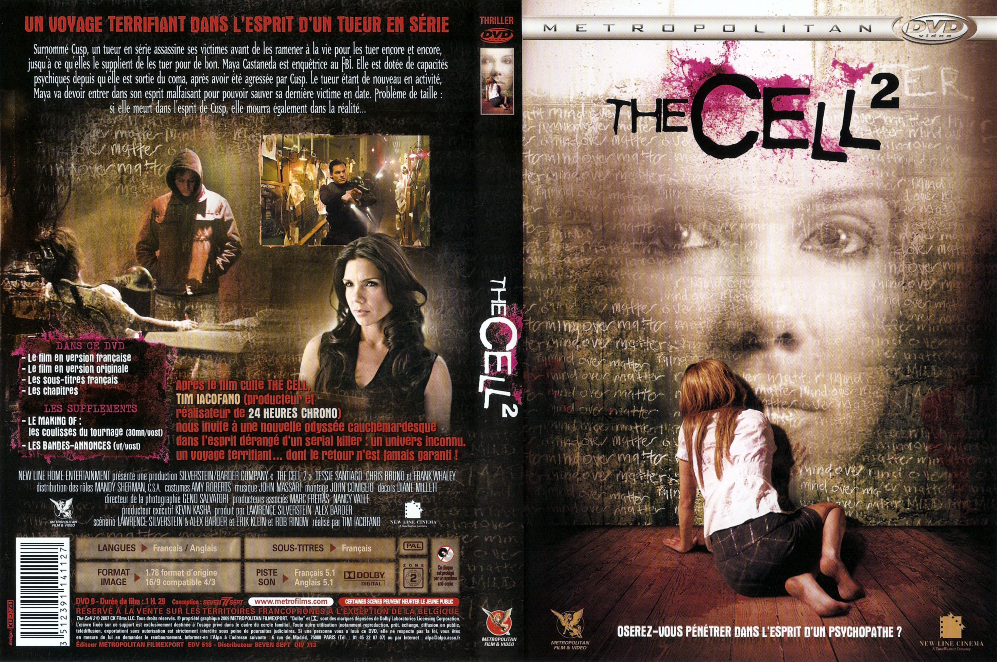 Jaquette DVD The cell 2