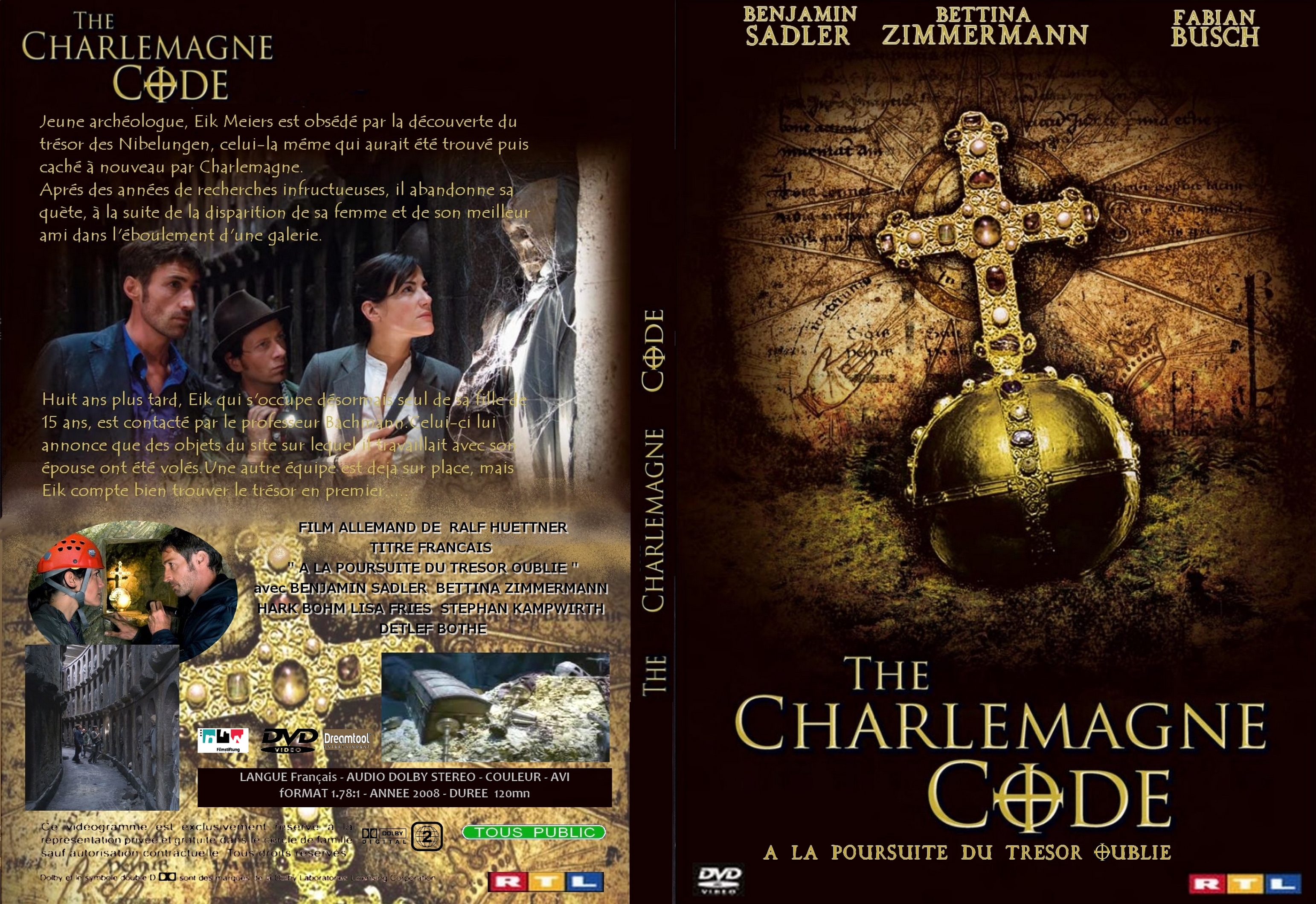 Jaquette DVD The charlemagne code custom