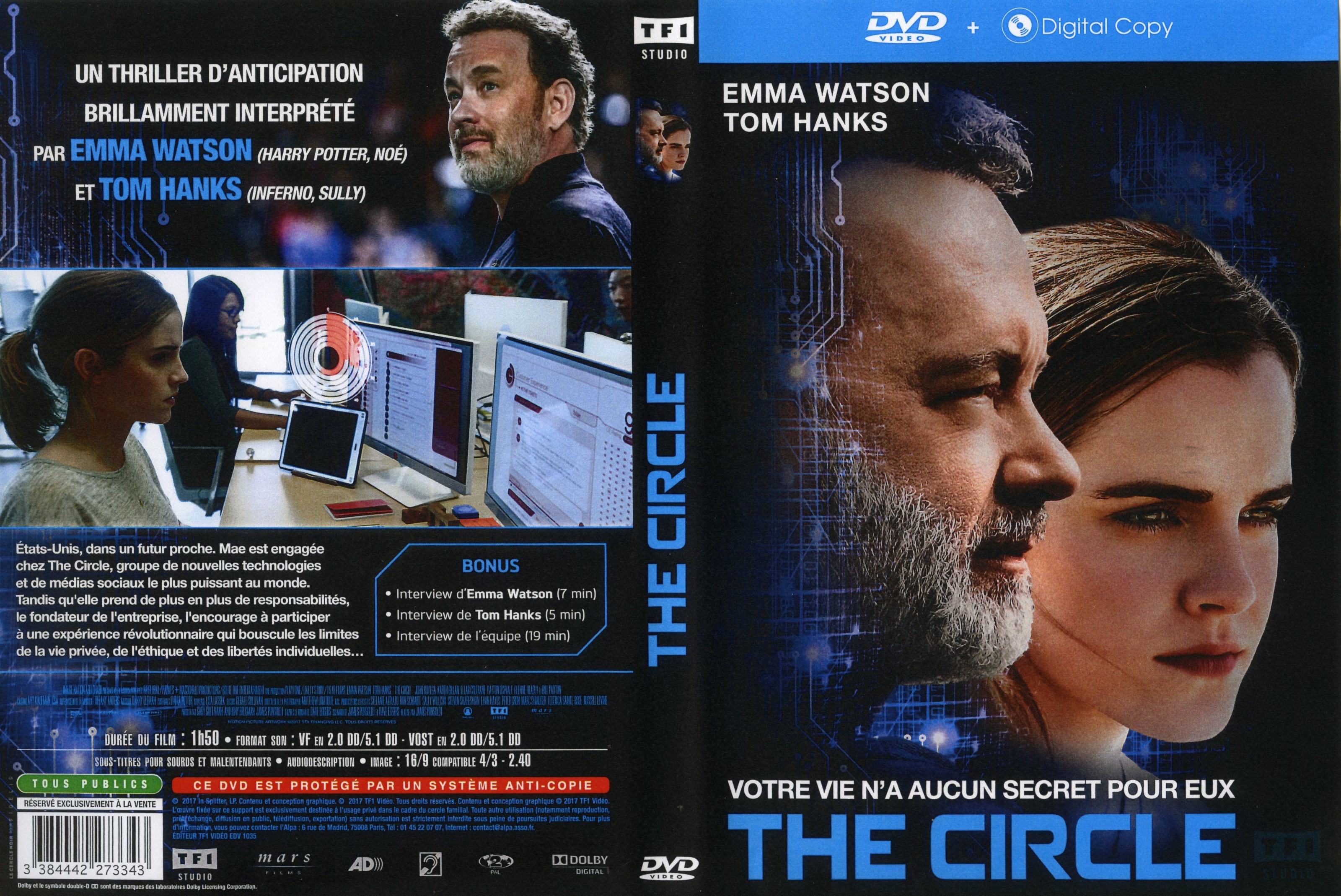 Jaquette DVD The circle (2017)