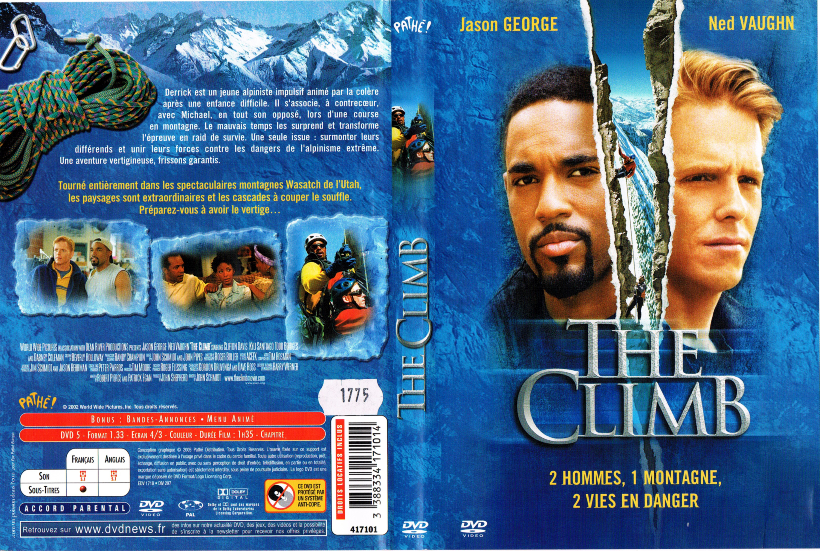 Jaquette DVD The climb