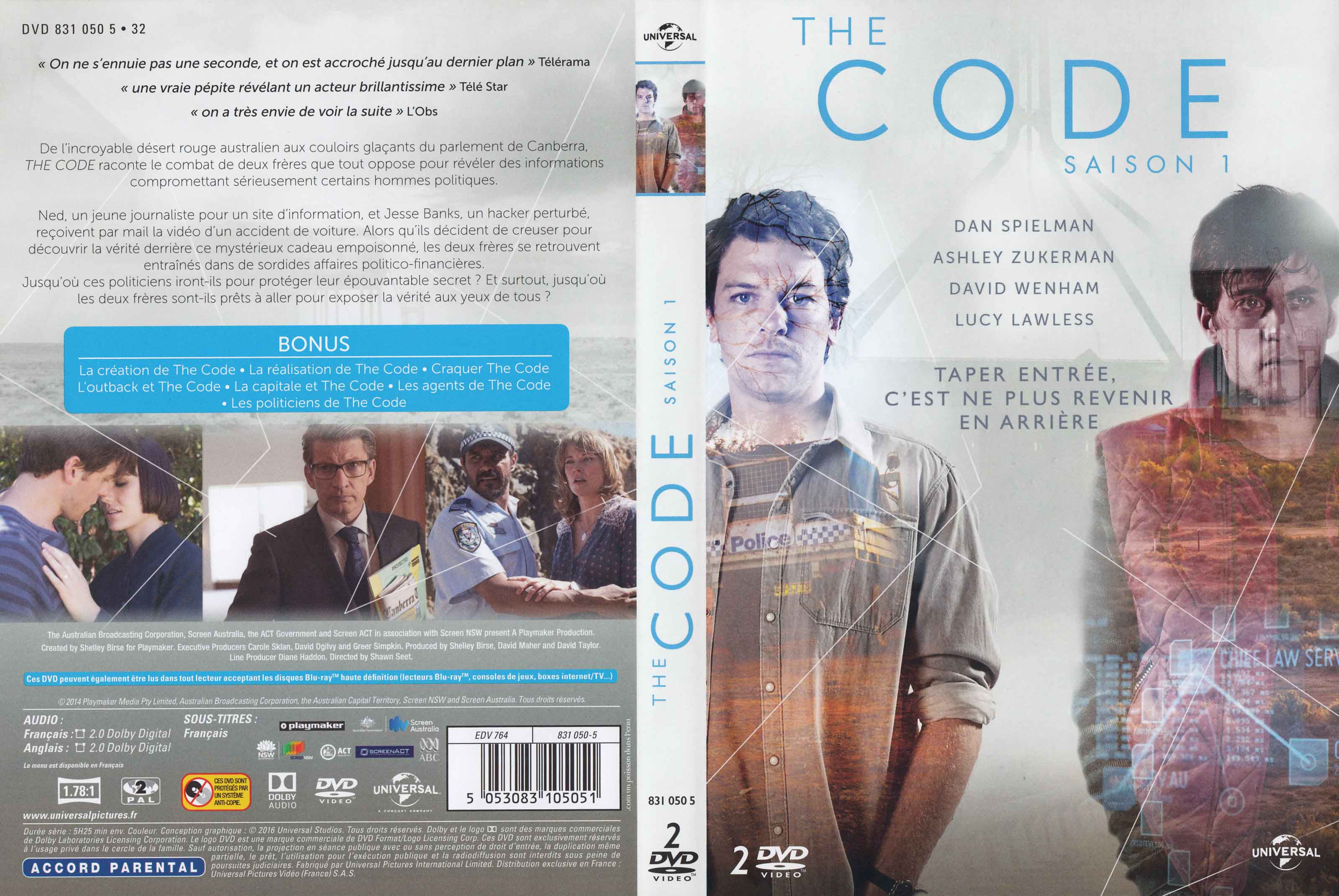 Jaquette DVD The code Saison 1