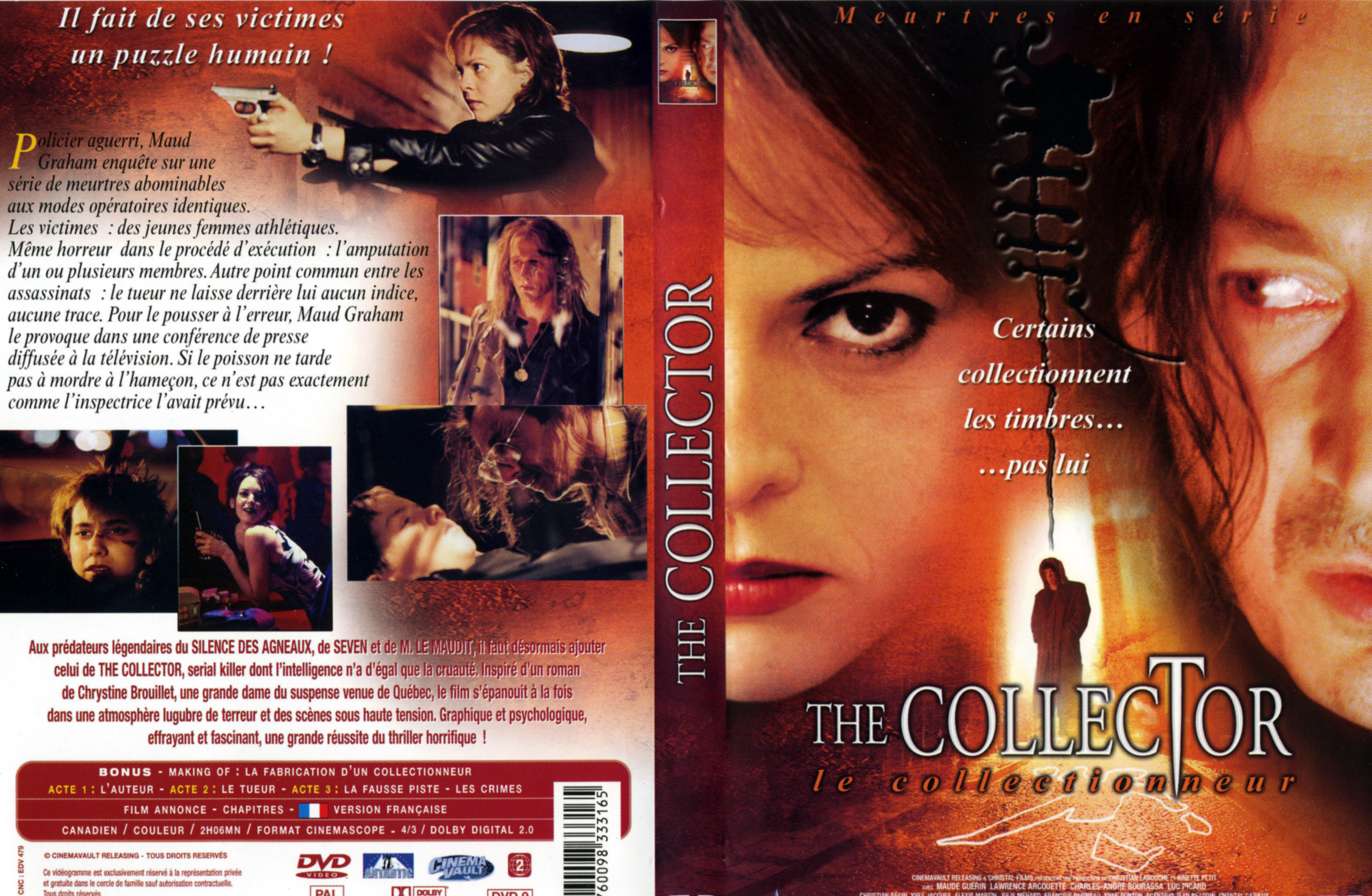 Jaquette DVD The collector