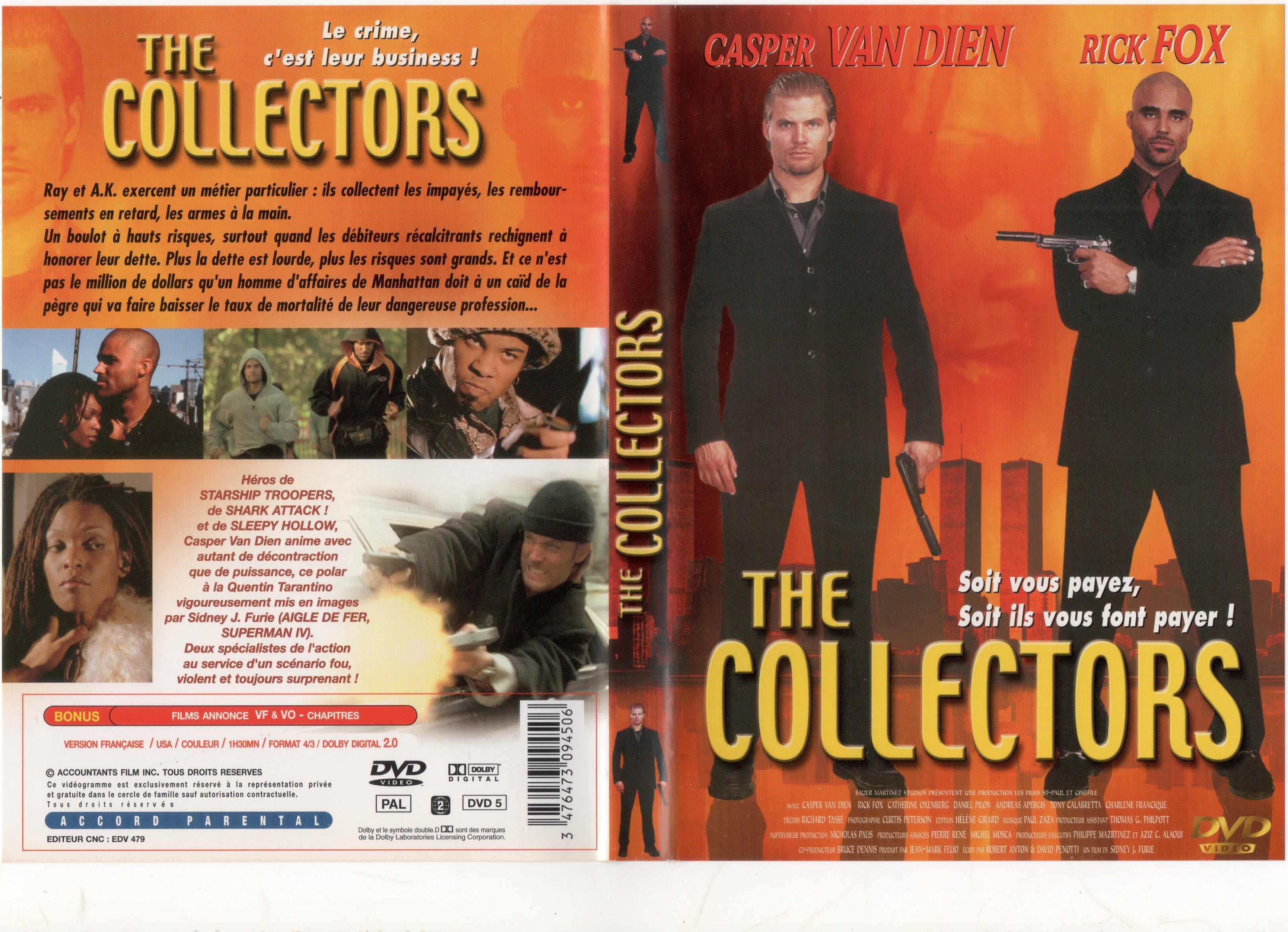 Jaquette DVD The collectors