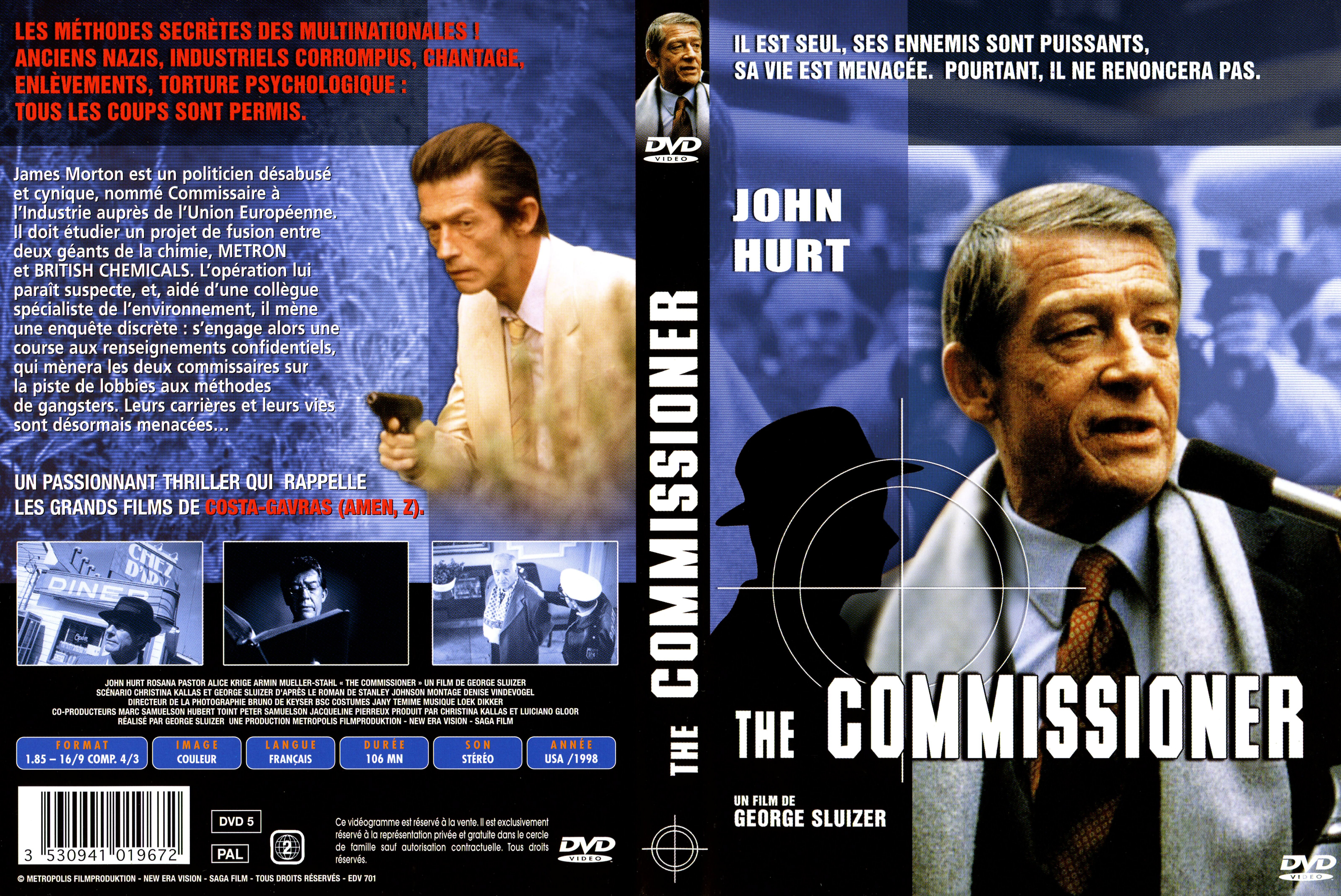 Jaquette DVD The commissioner