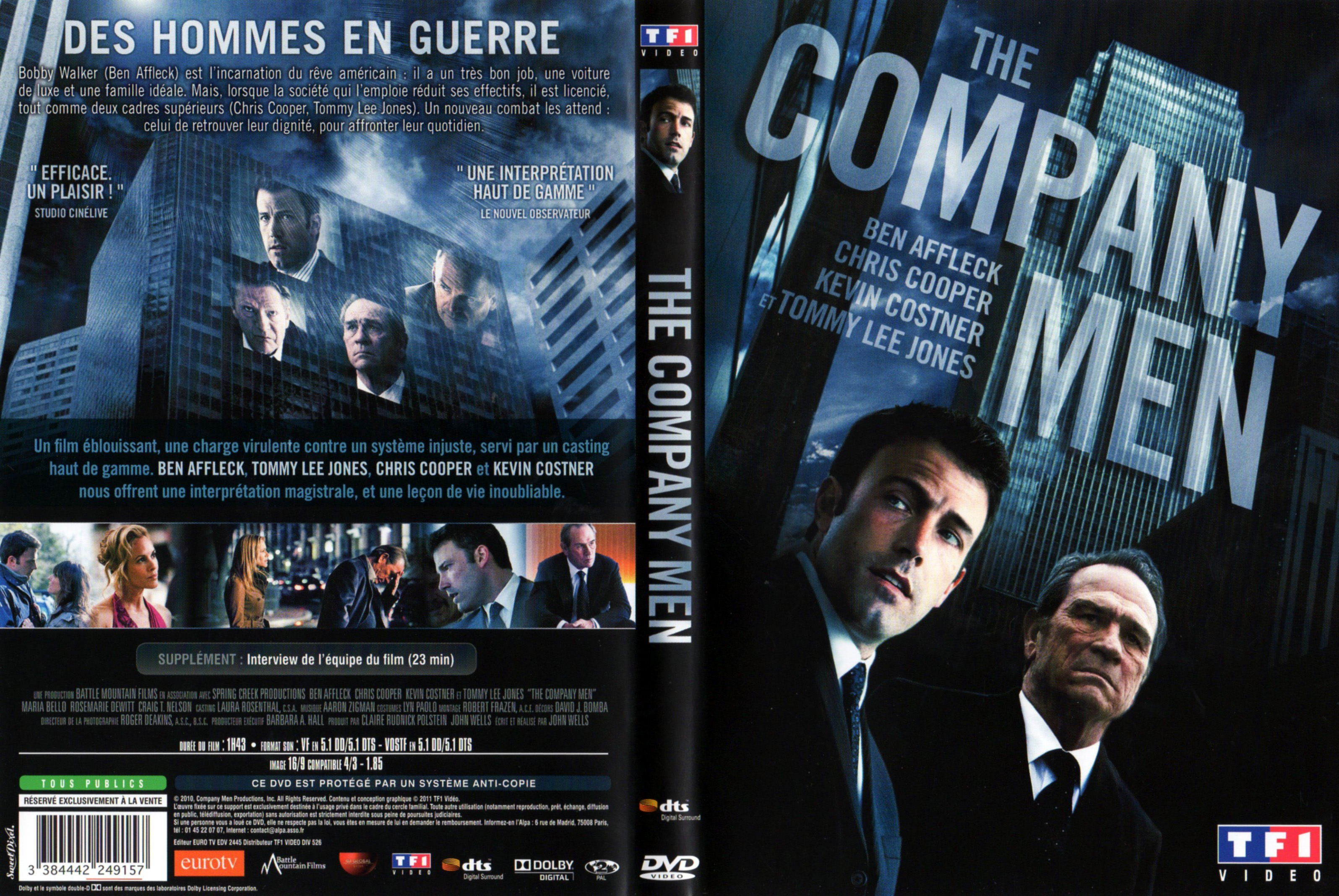 Jaquette DVD The company men