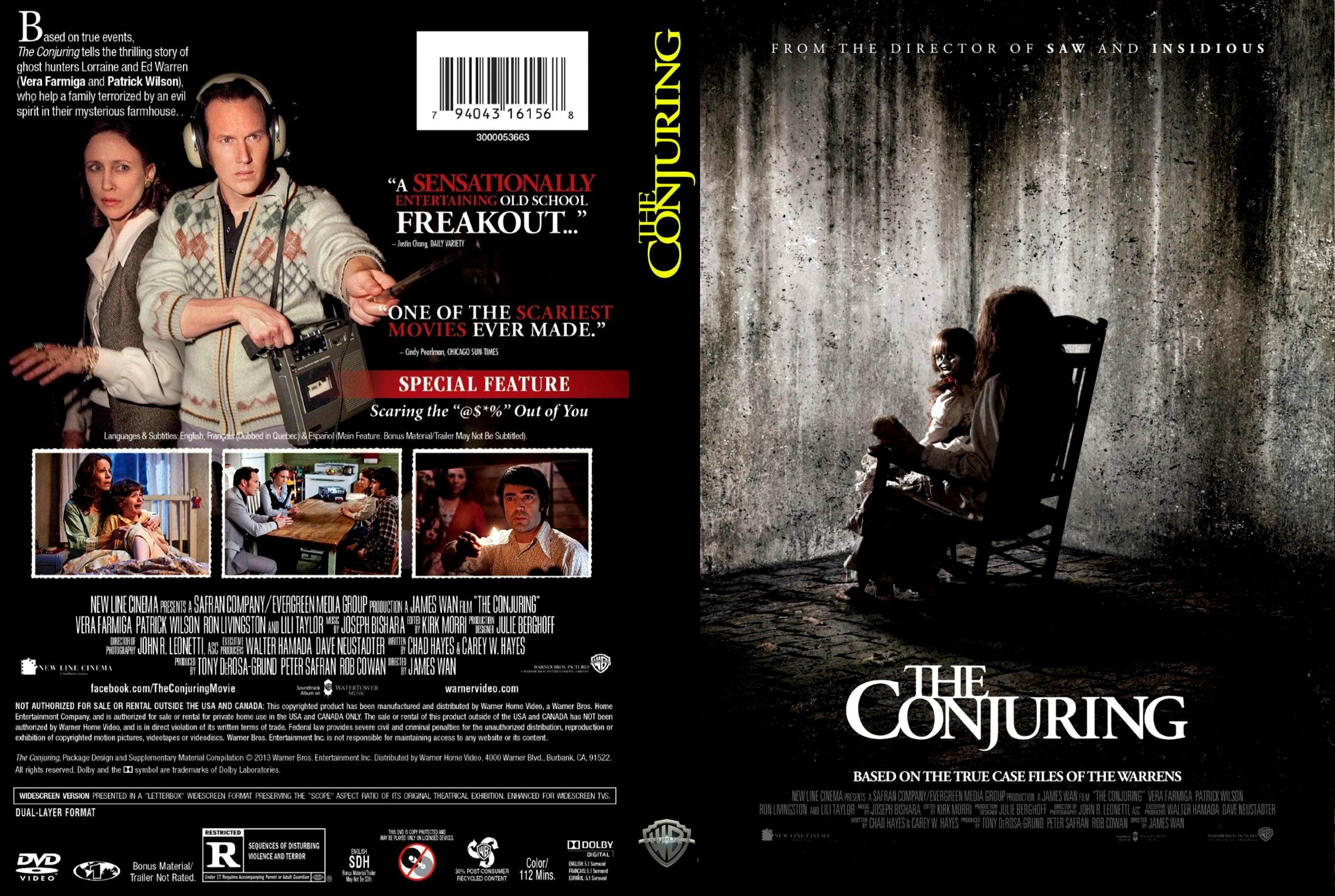 Jaquette DVD The conjuring Zone 1
