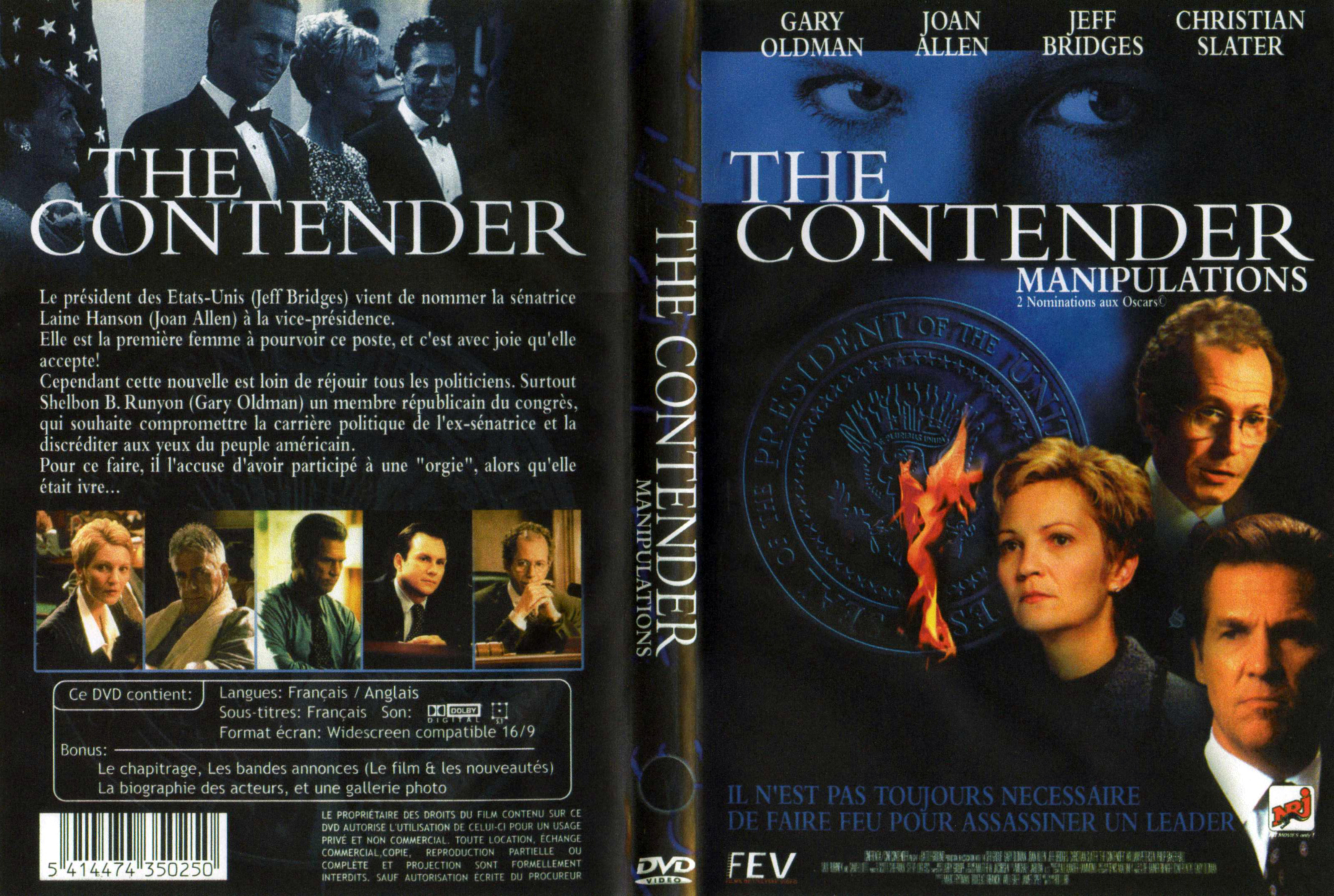 Jaquette DVD The contender
