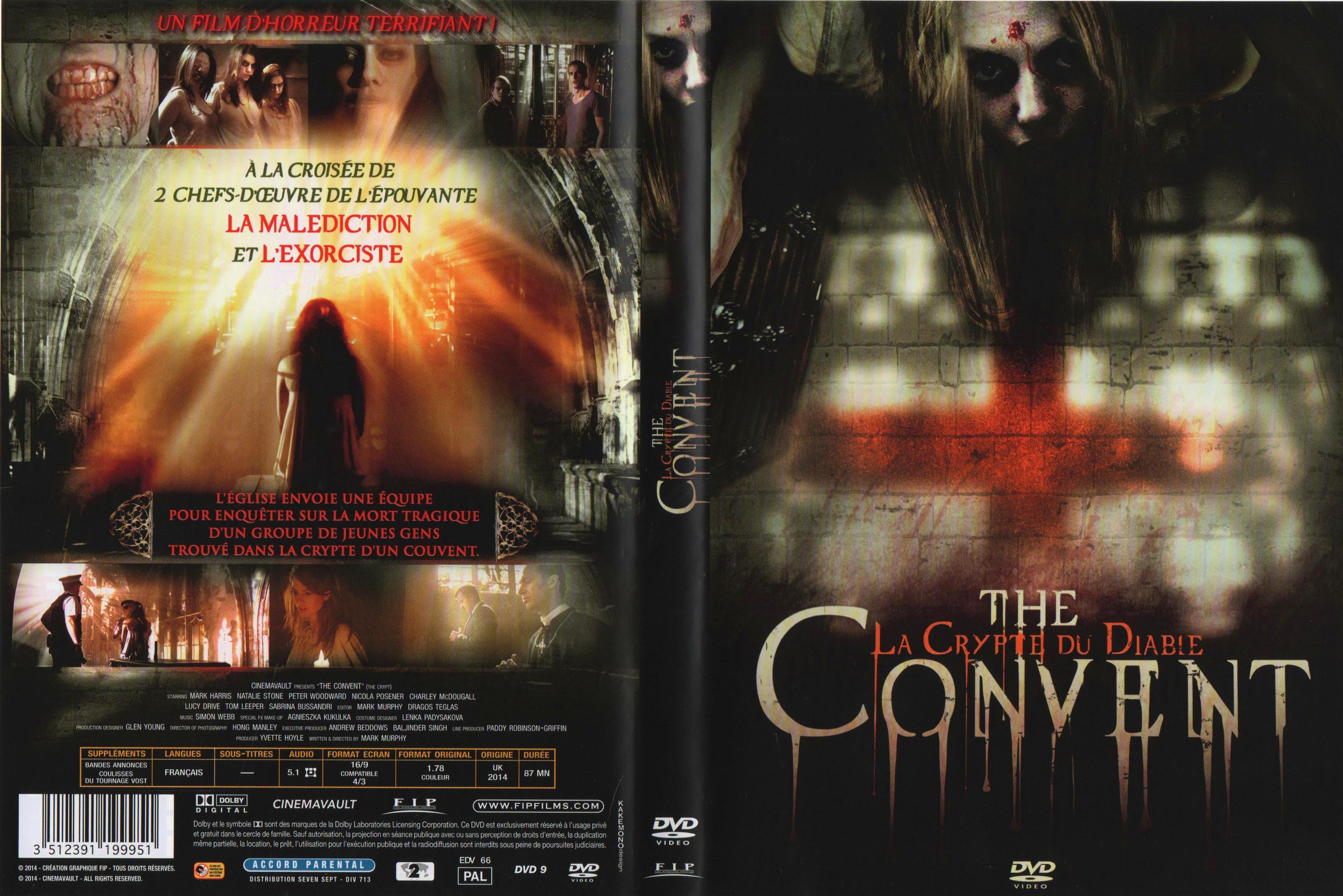 Jaquette DVD The convent la crypte du diable