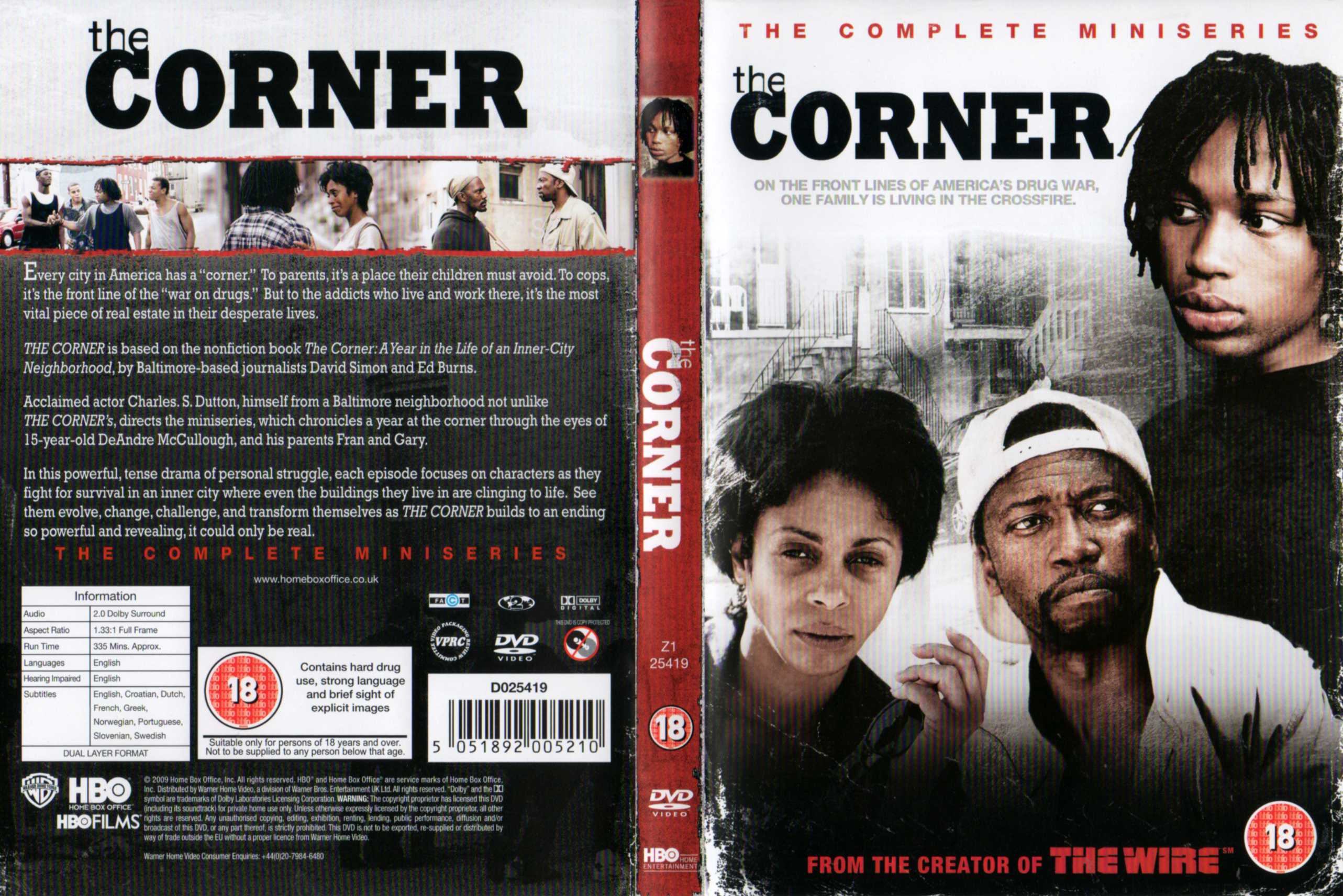 Jaquette DVD The corner