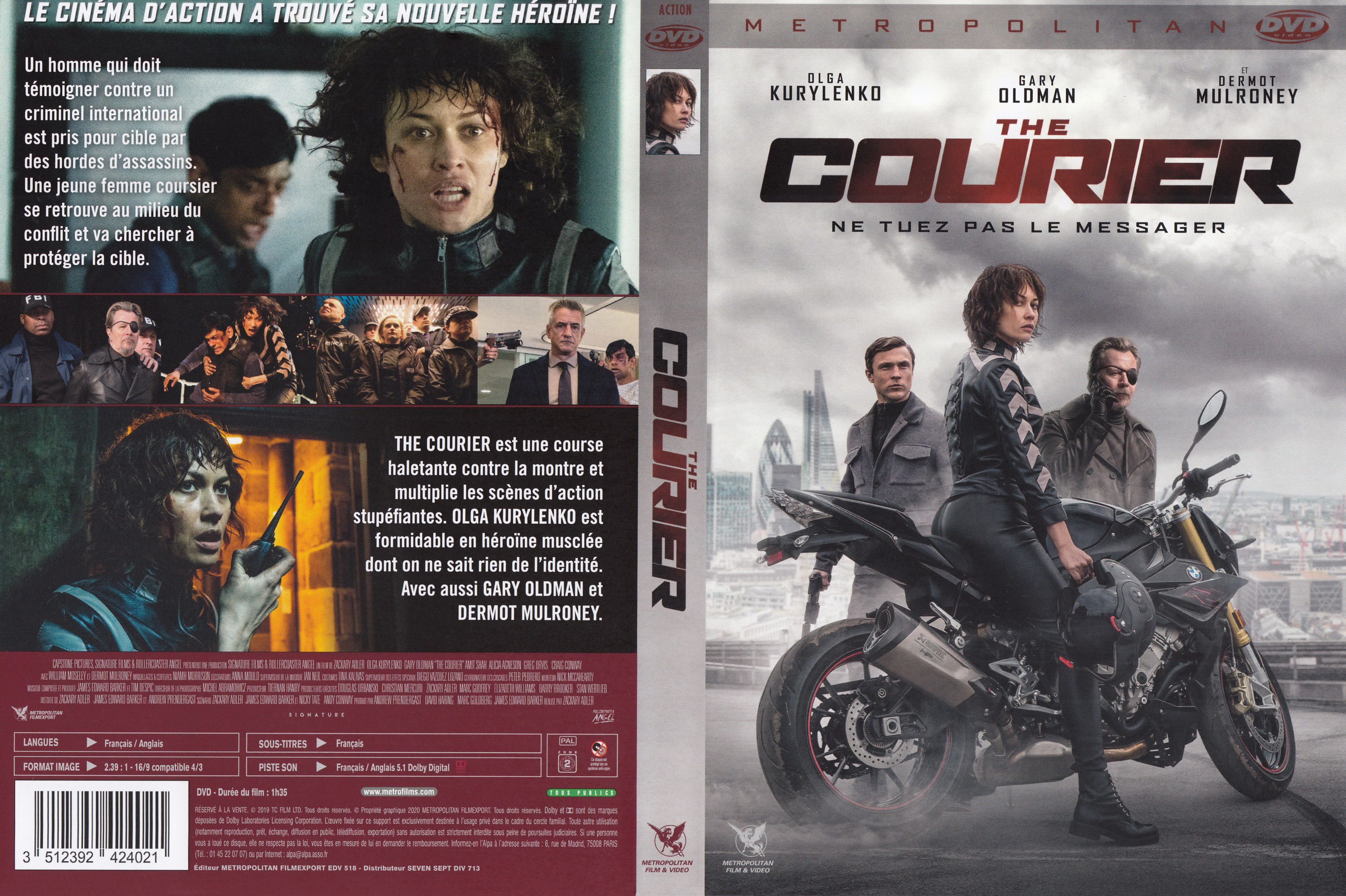 Jaquette DVD The courier