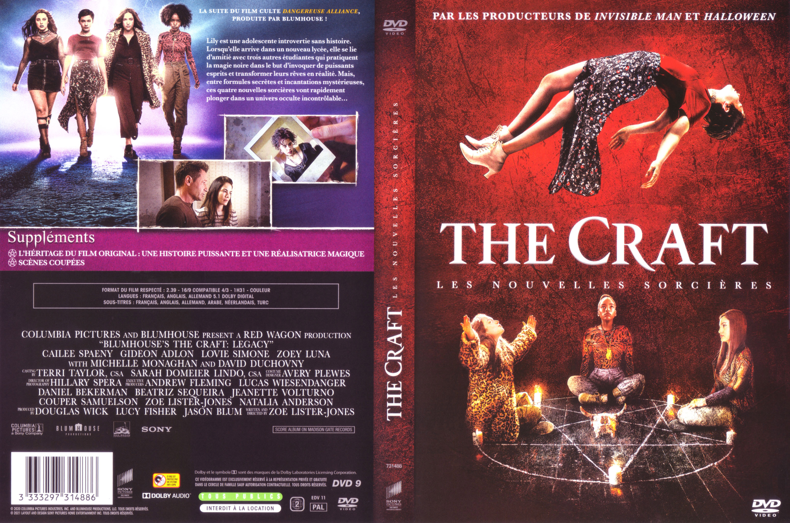 Jaquette DVD The craft les nouvelles sorcires