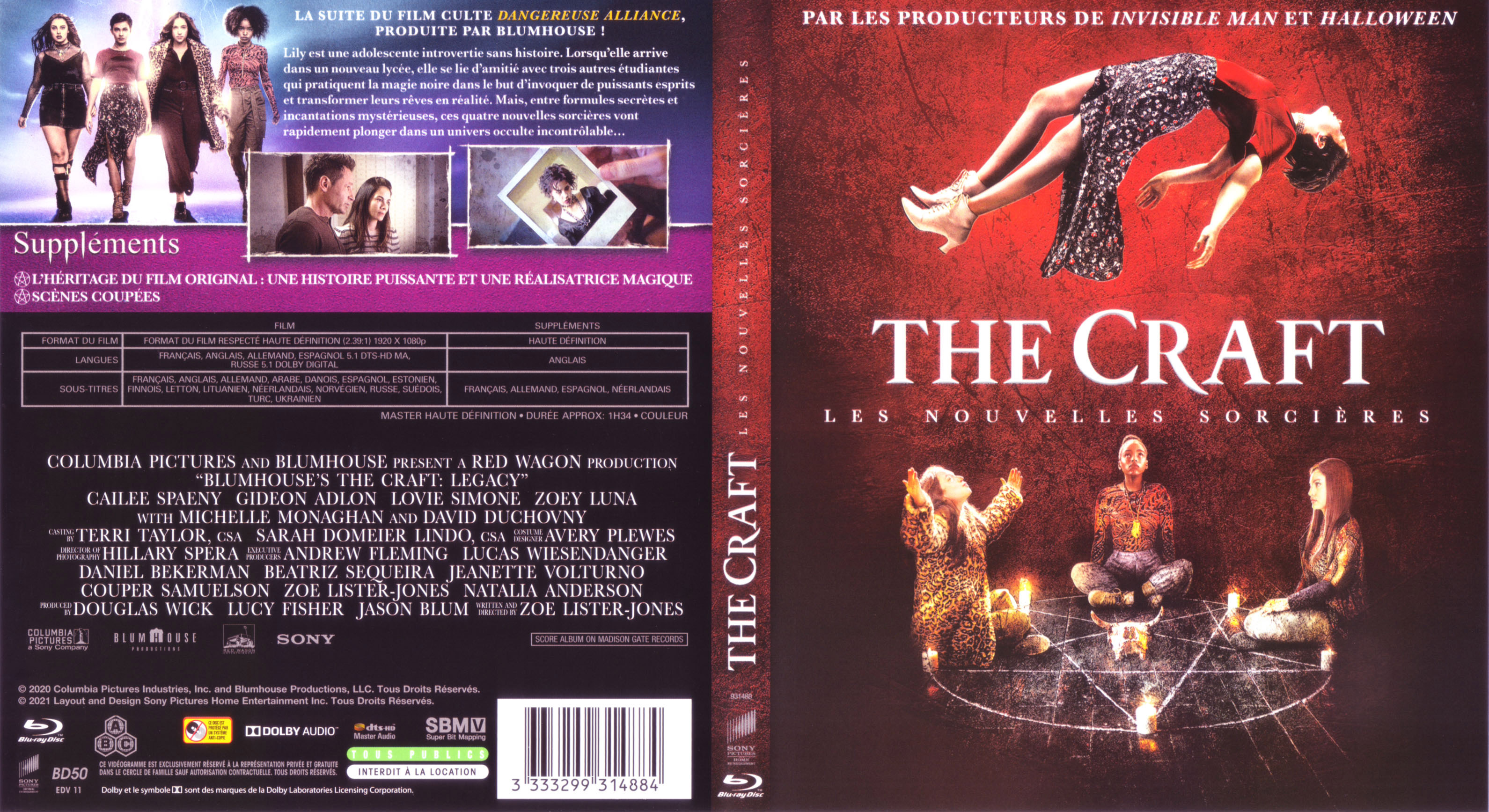 Jaquette DVD The craft les nouvelles sorcires (BLU-RAY)