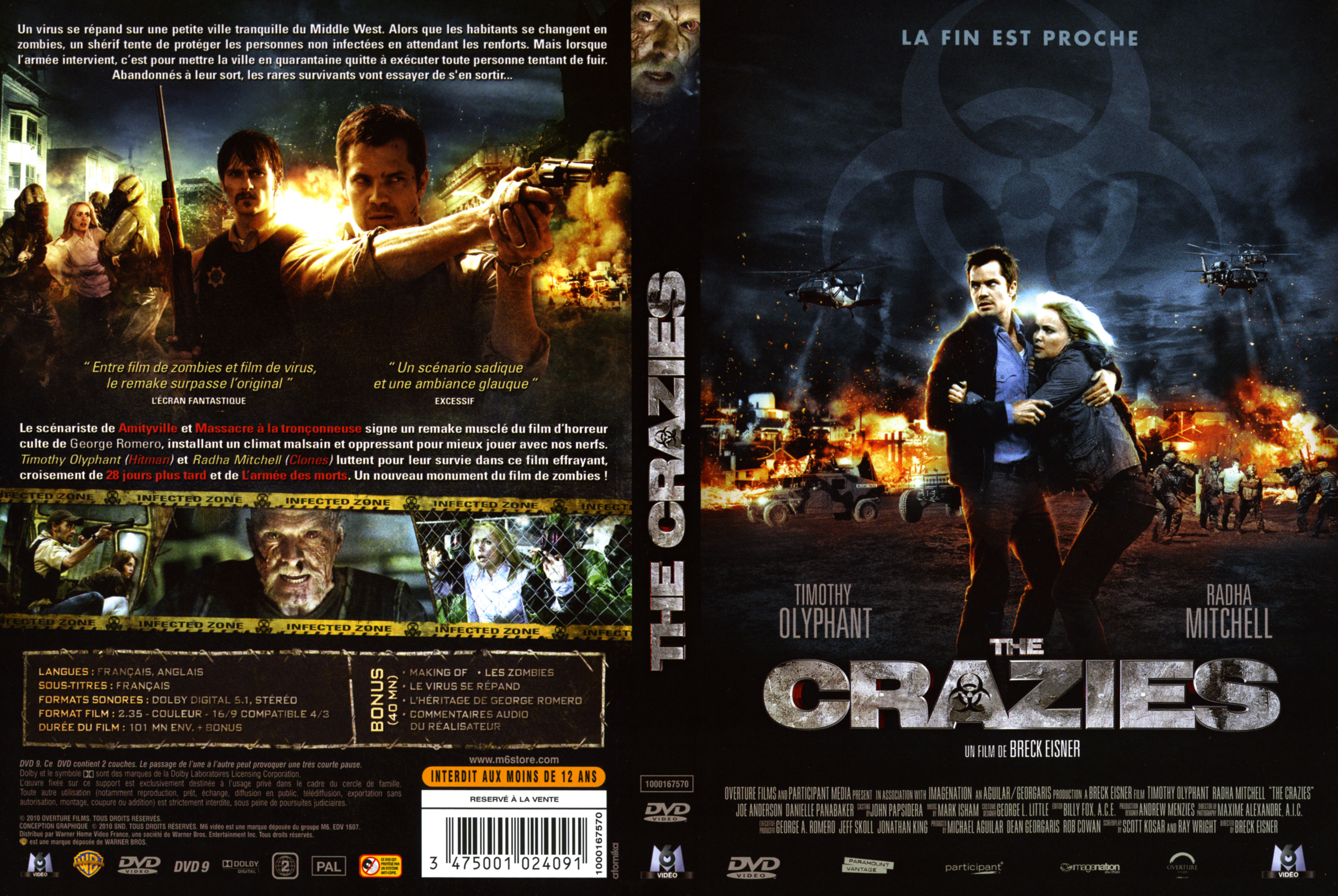 Jaquette DVD The crazies (2010)