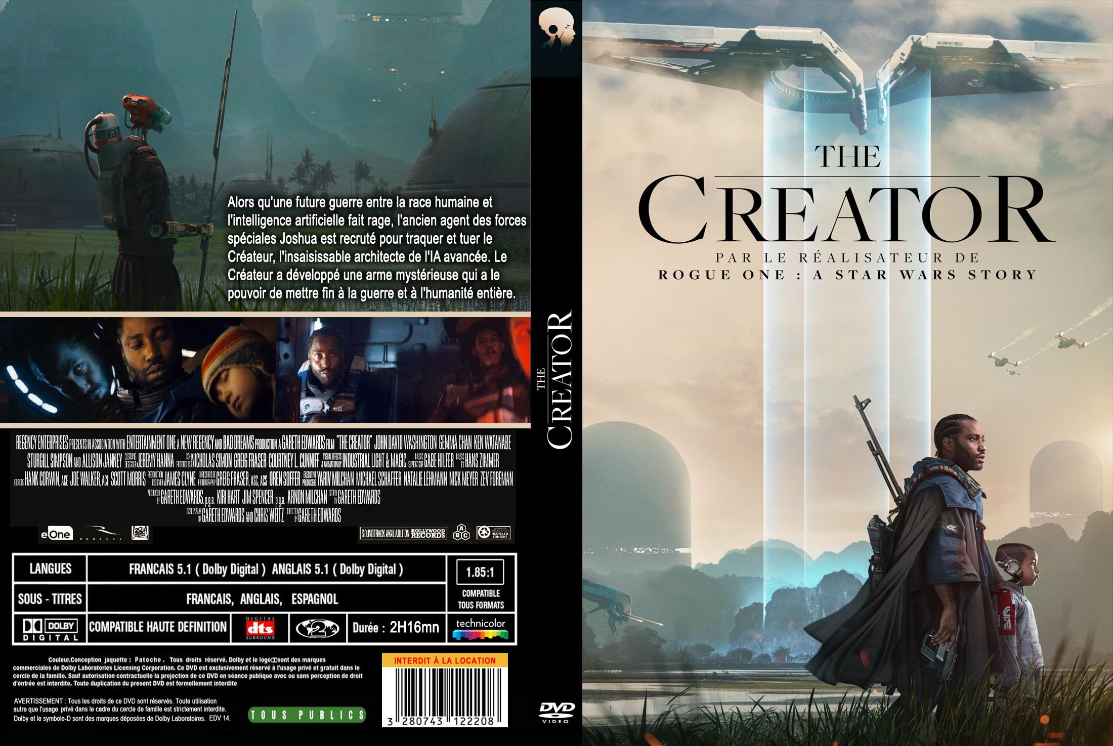 Jaquette DVD The creator custom
