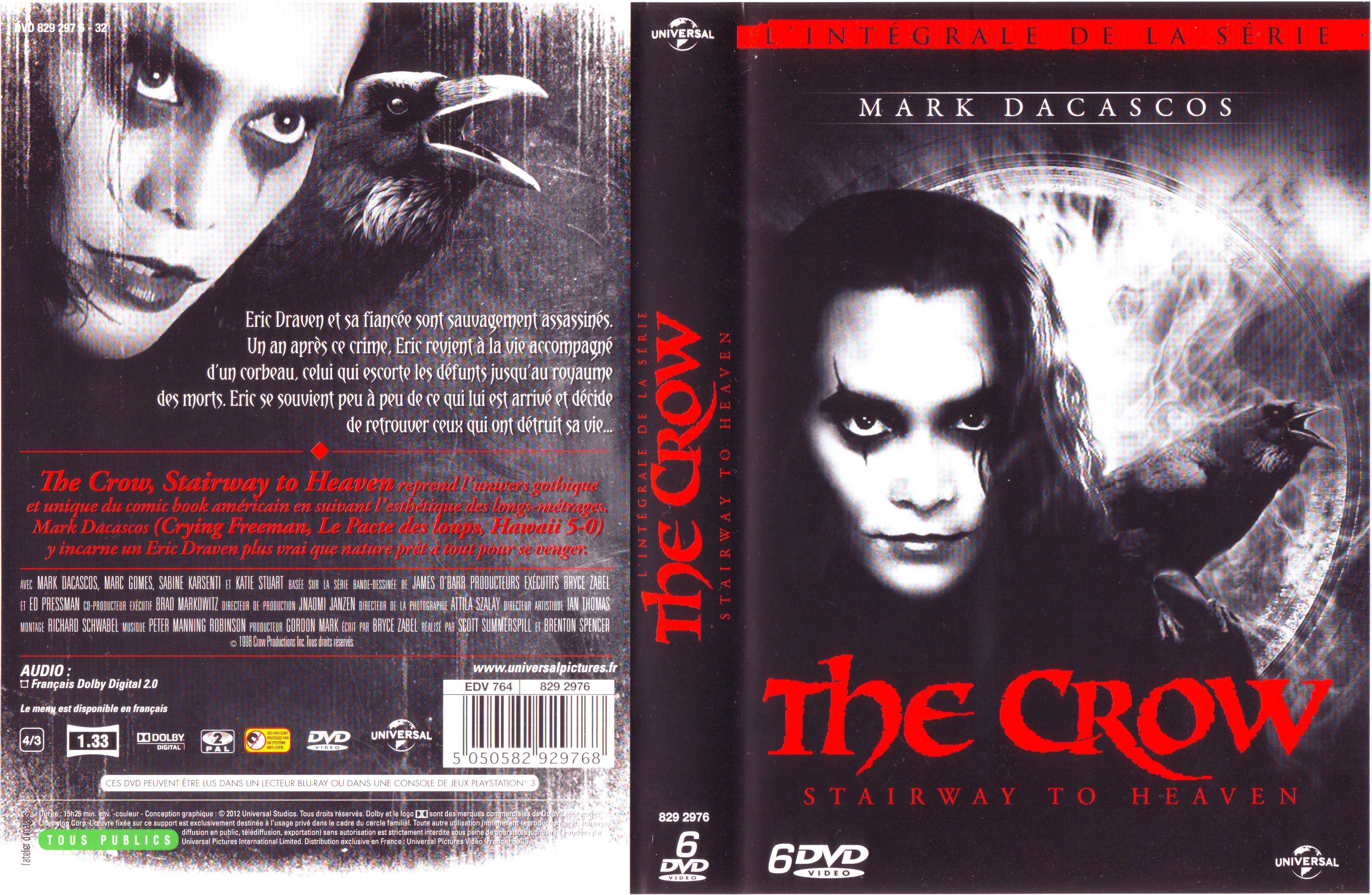 Jaquette DVD The crow stairway to heaven la srie COFFRET