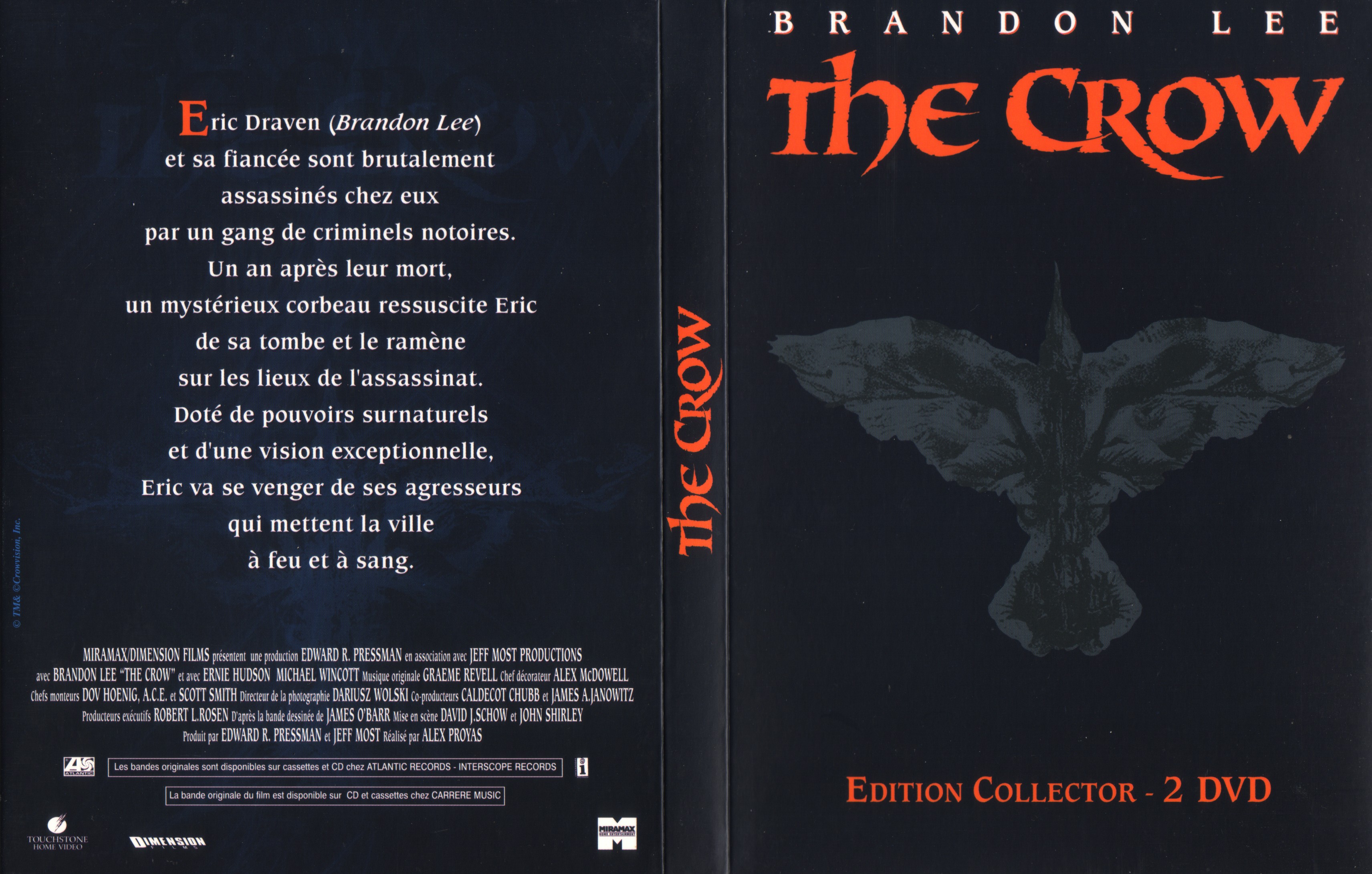Jaquette DVD The crow v2