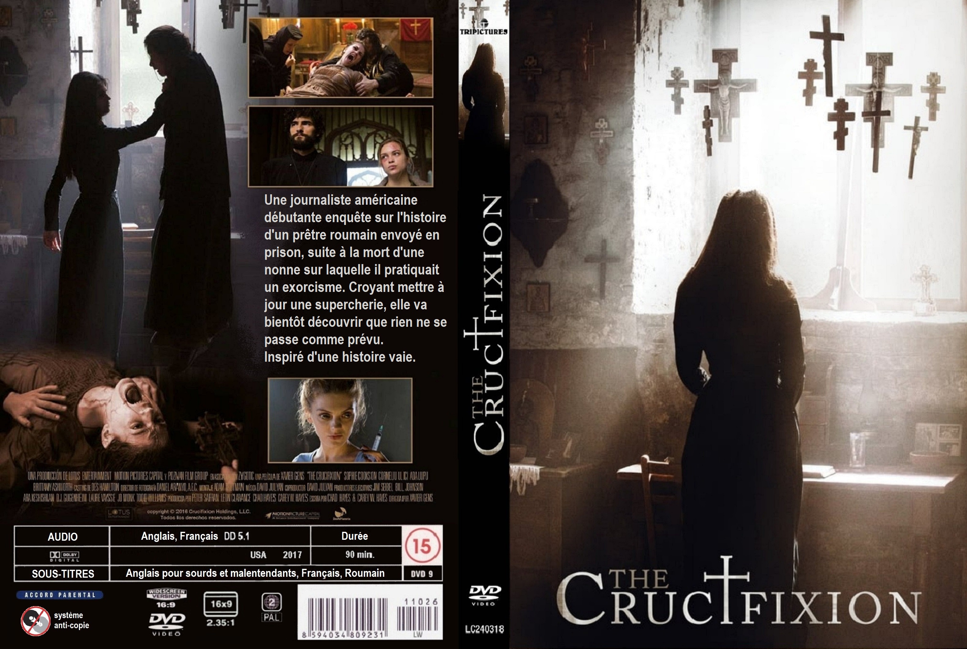 Jaquette DVD The crucifixion custom