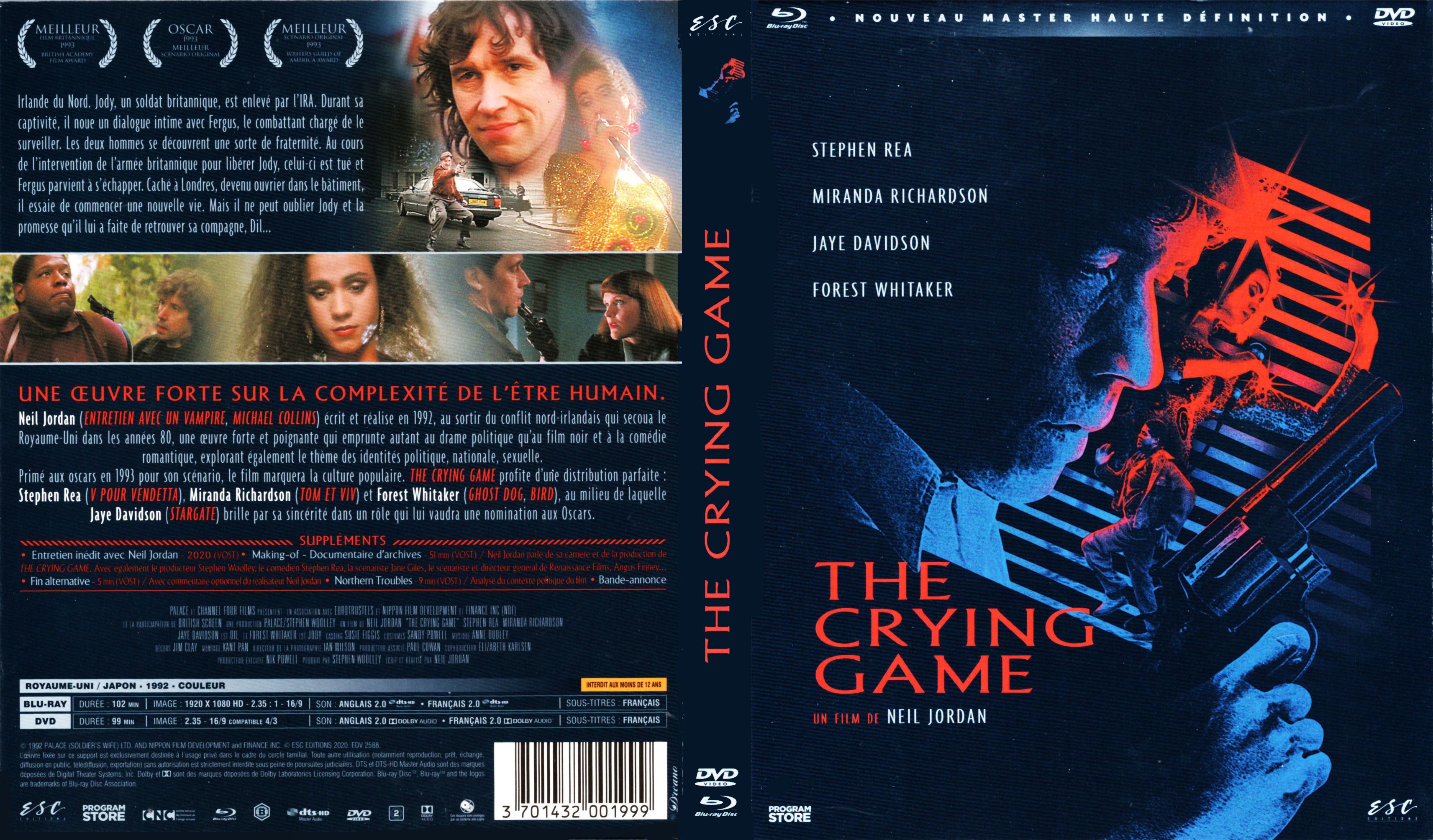 Jaquette DVD The crying game (BLU-RAY)