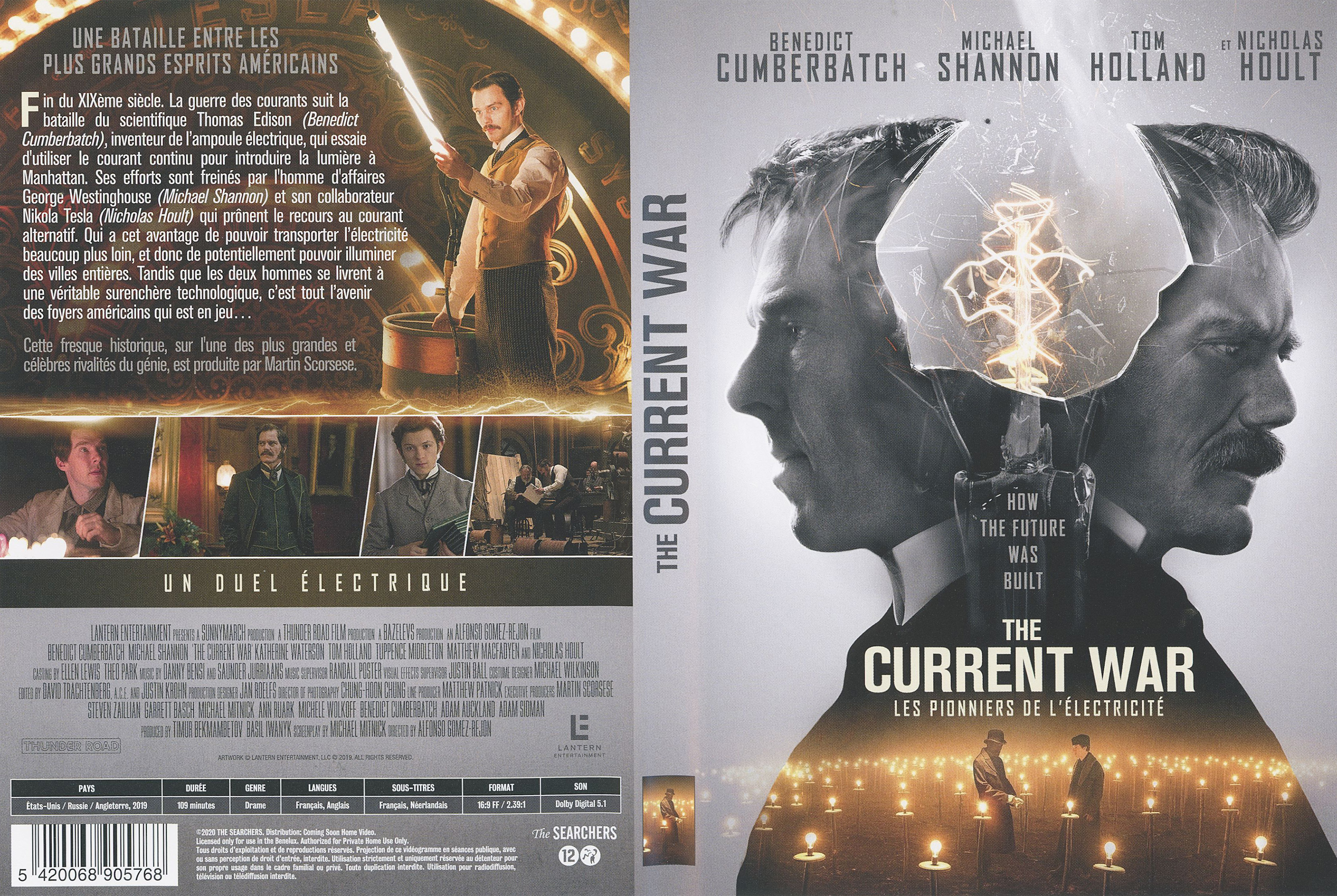 Jaquette DVD The current war - Les pionniers de l