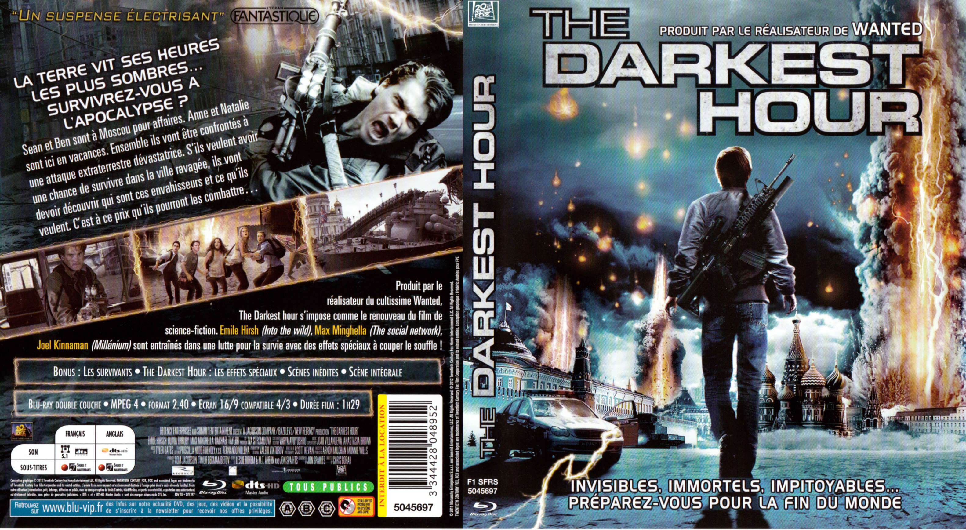 Jaquette DVD The darkest hour (BLU-RAY)