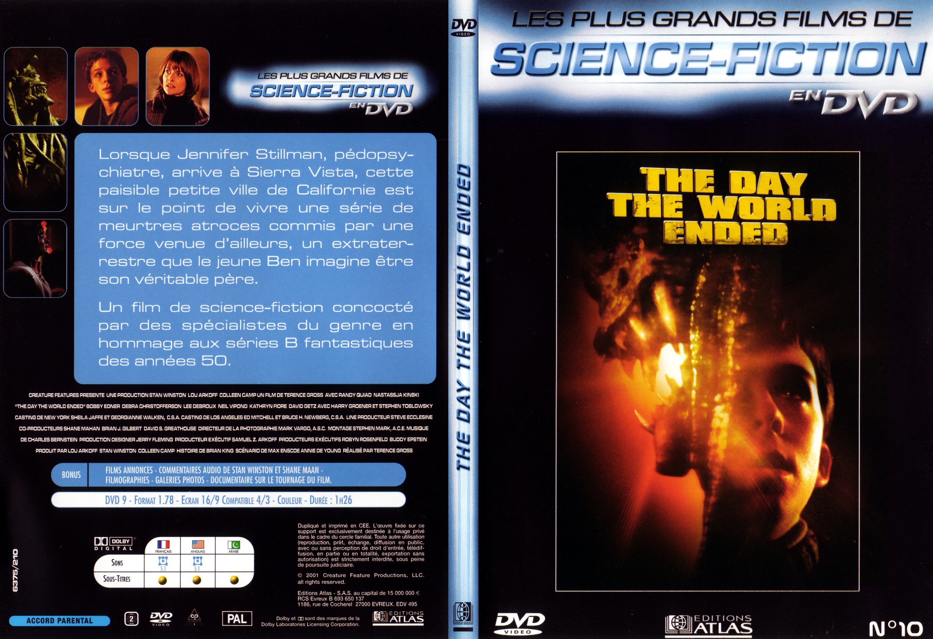 Jaquette DVD The day the world ended - SLIM
