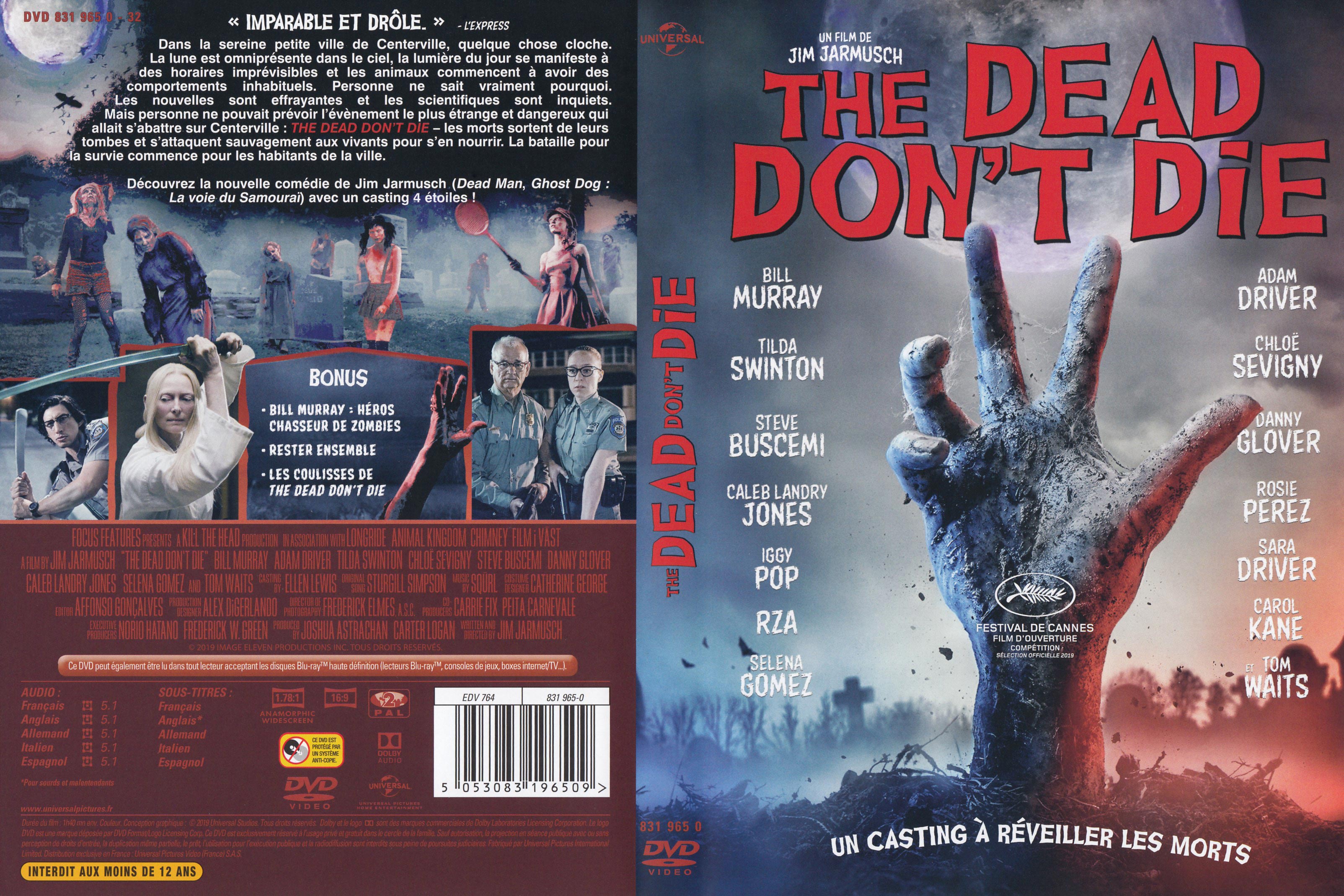 Jaquette DVD The dead don