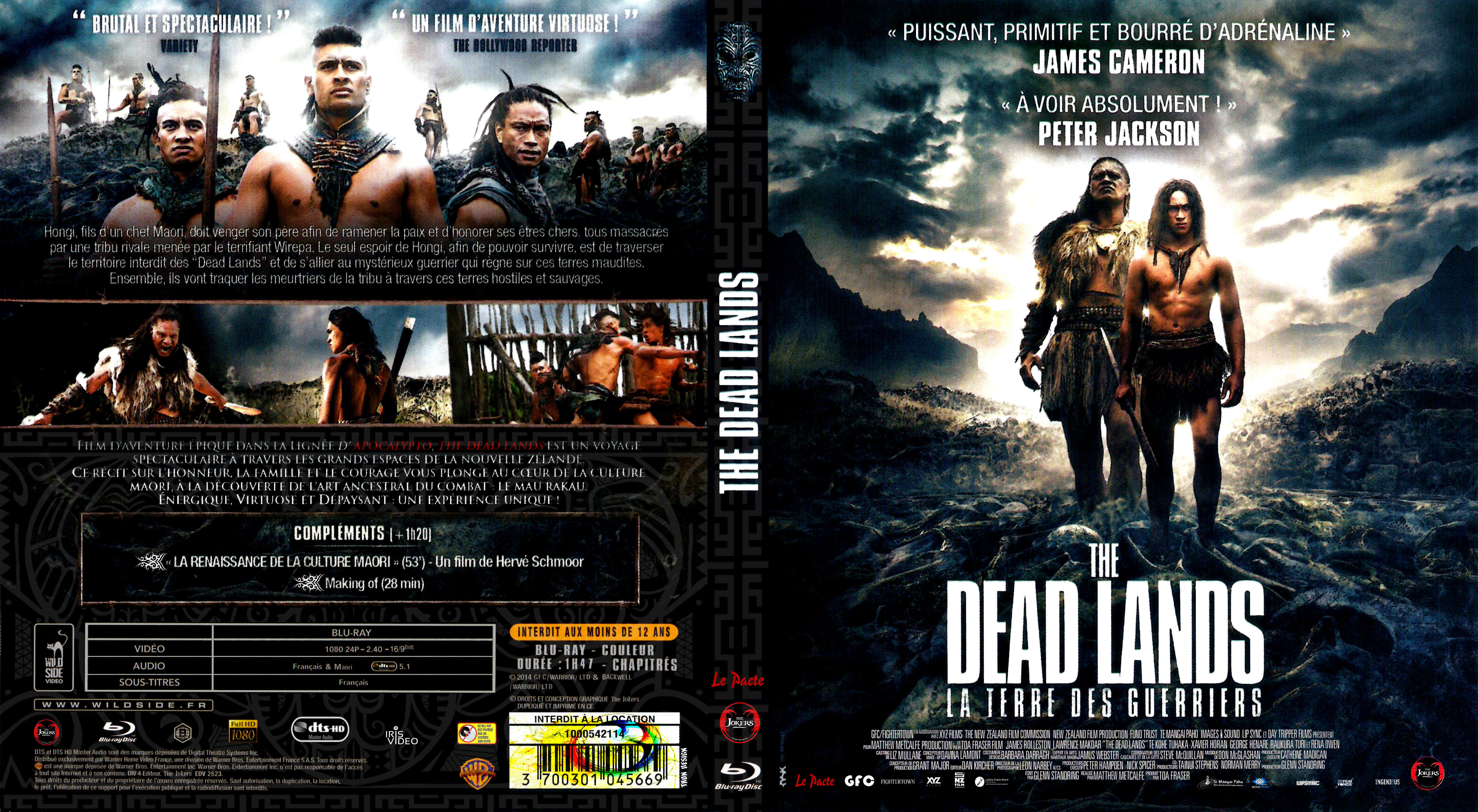 Jaquette DVD The dead lands la terre des guerriers custom (BLU-RAY)