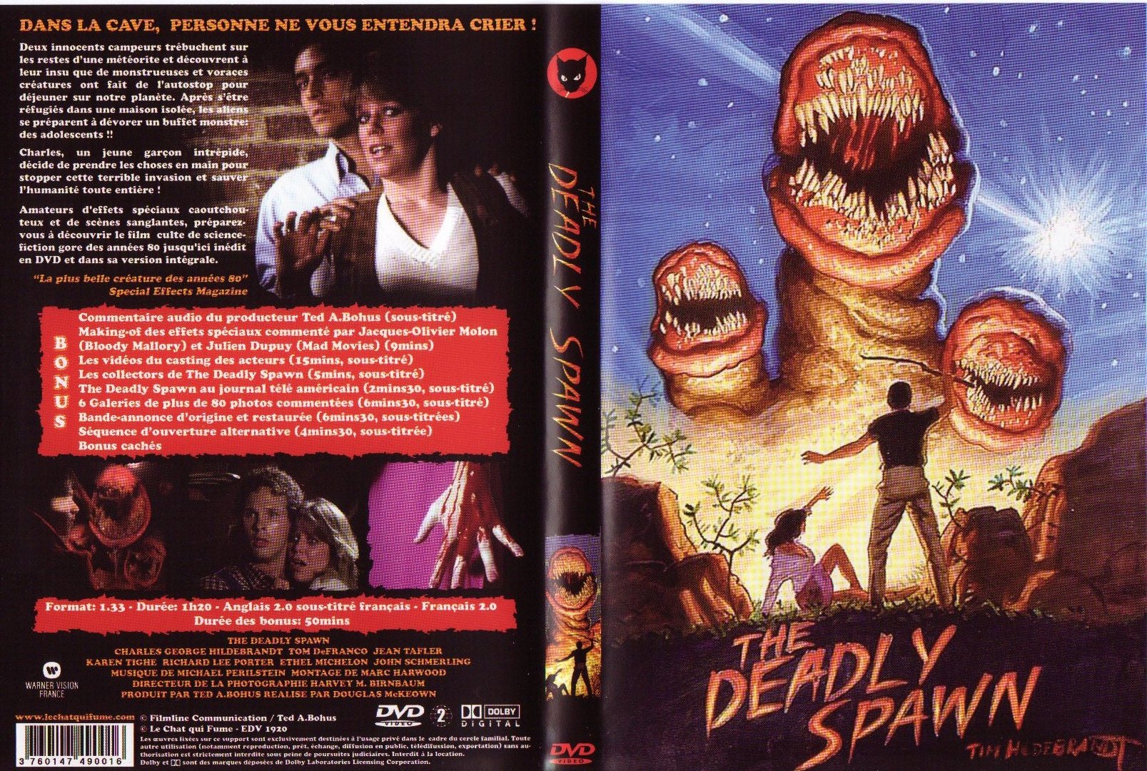 Jaquette DVD The deadly spawn
