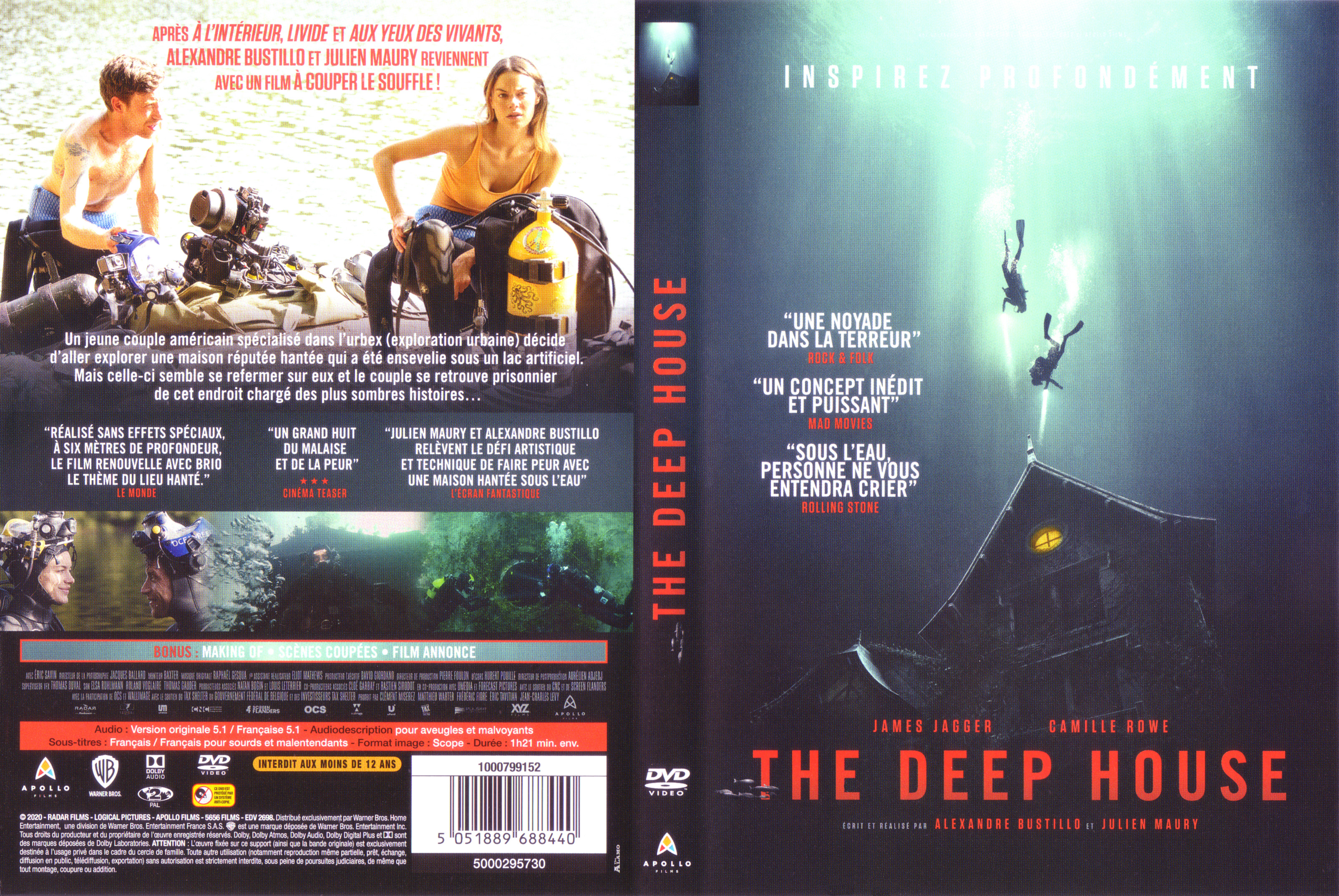 Jaquette DVD The deep house