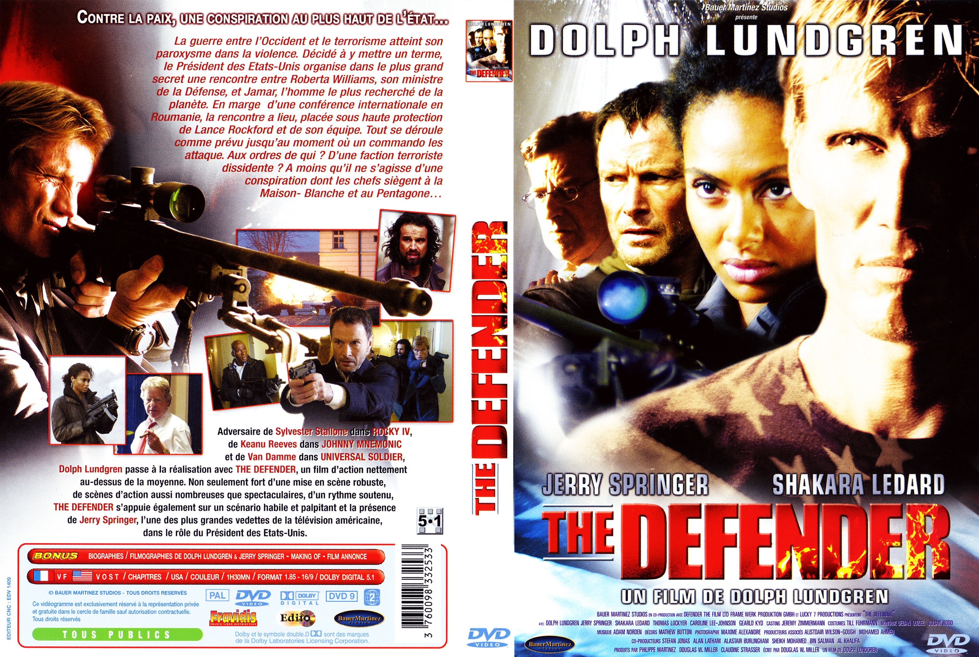 Jaquette DVD The defender