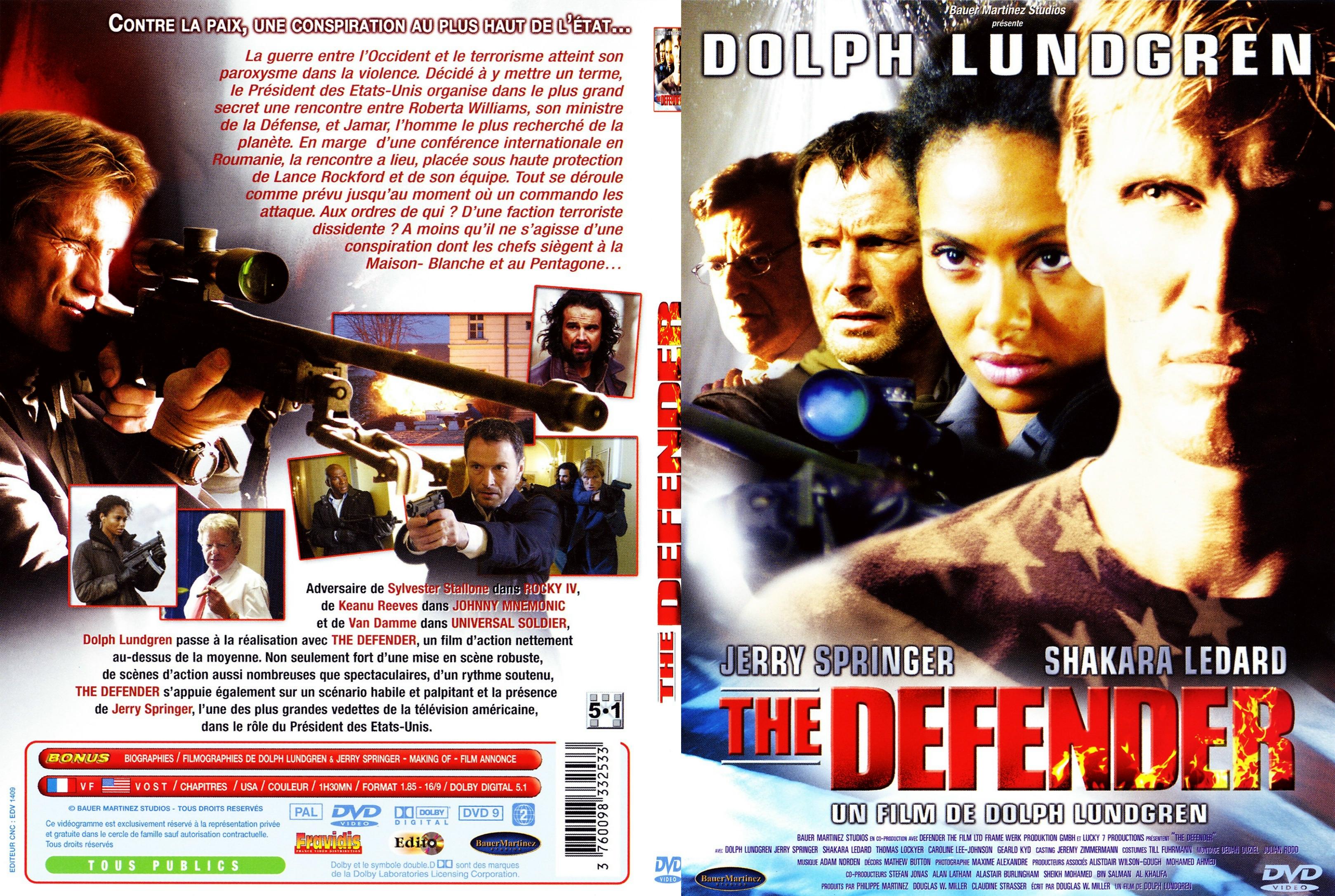 Jaquette DVD The defender - SLIM
