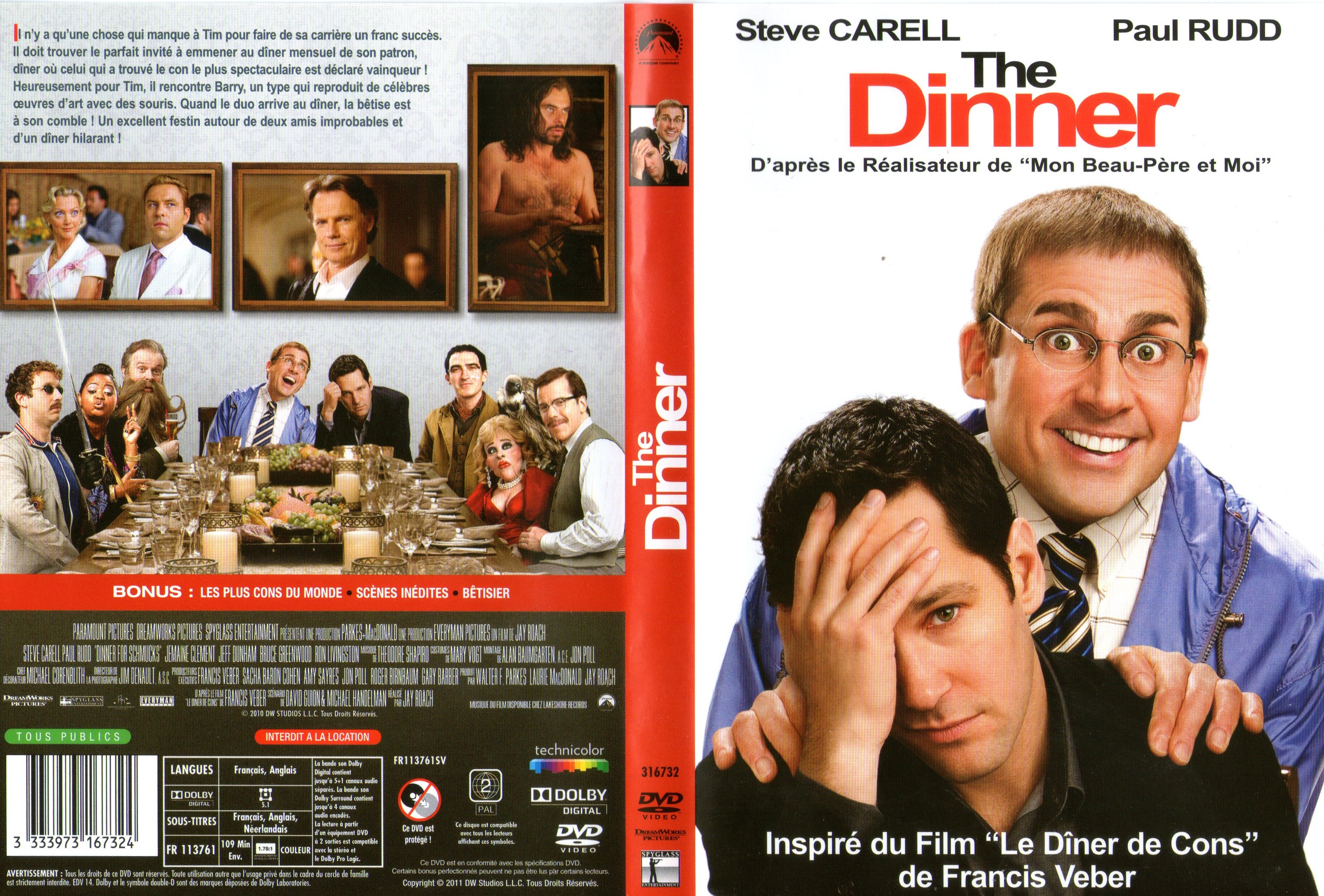 Jaquette DVD The dinner