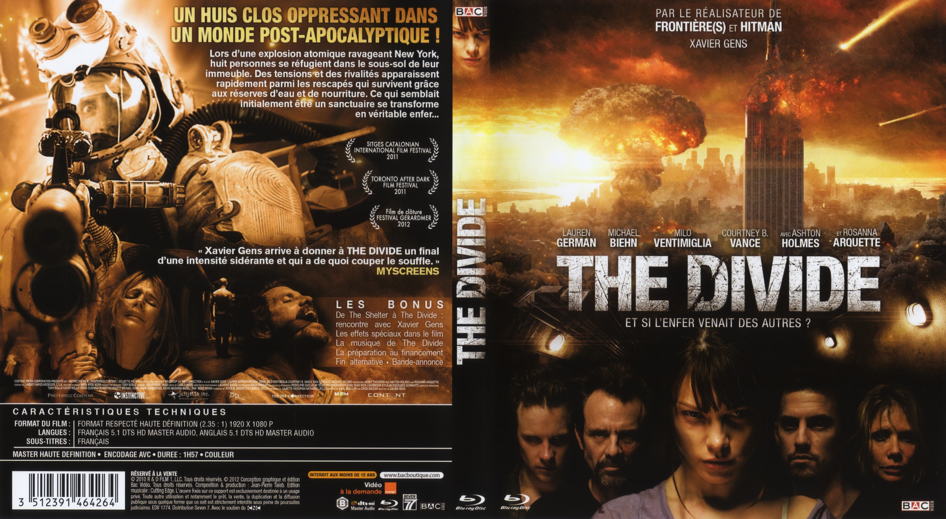 Jaquette DVD The divide (BLU-RAY)