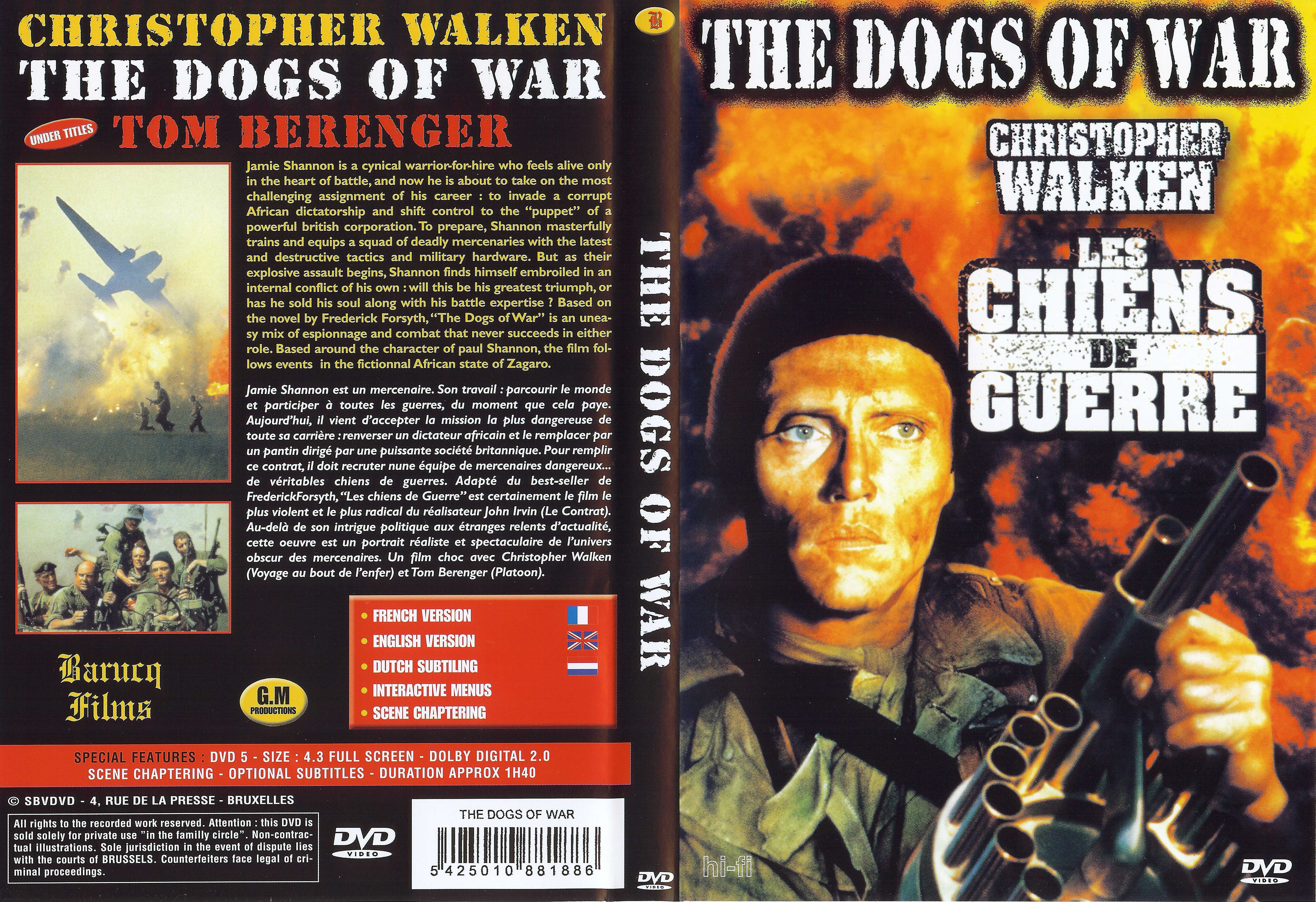 Jaquette DVD The dogs of war
