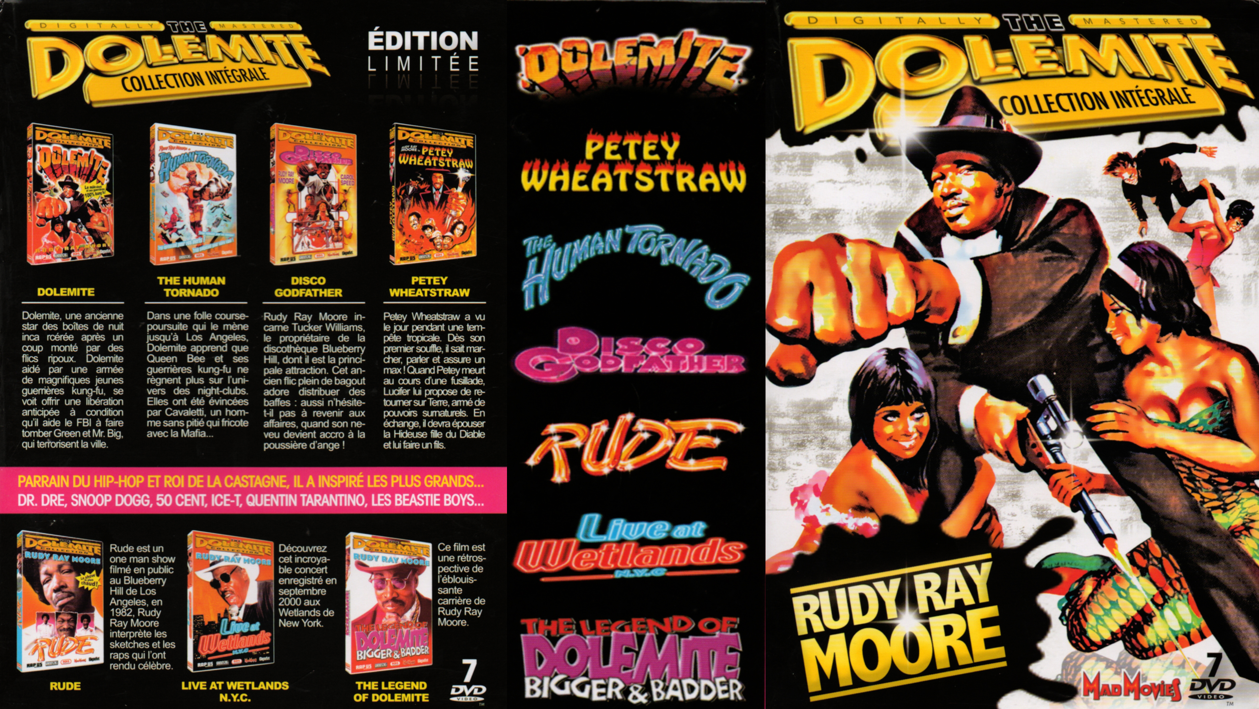 Jaquette DVD The dolemite collection intgrale COFFRET