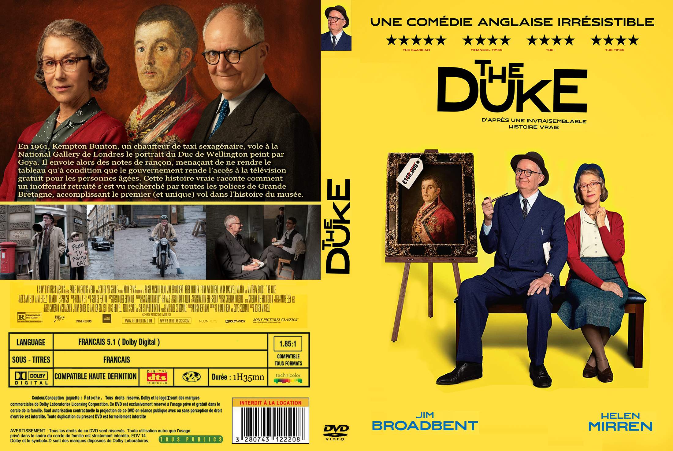 Jaquette DVD The duke custom