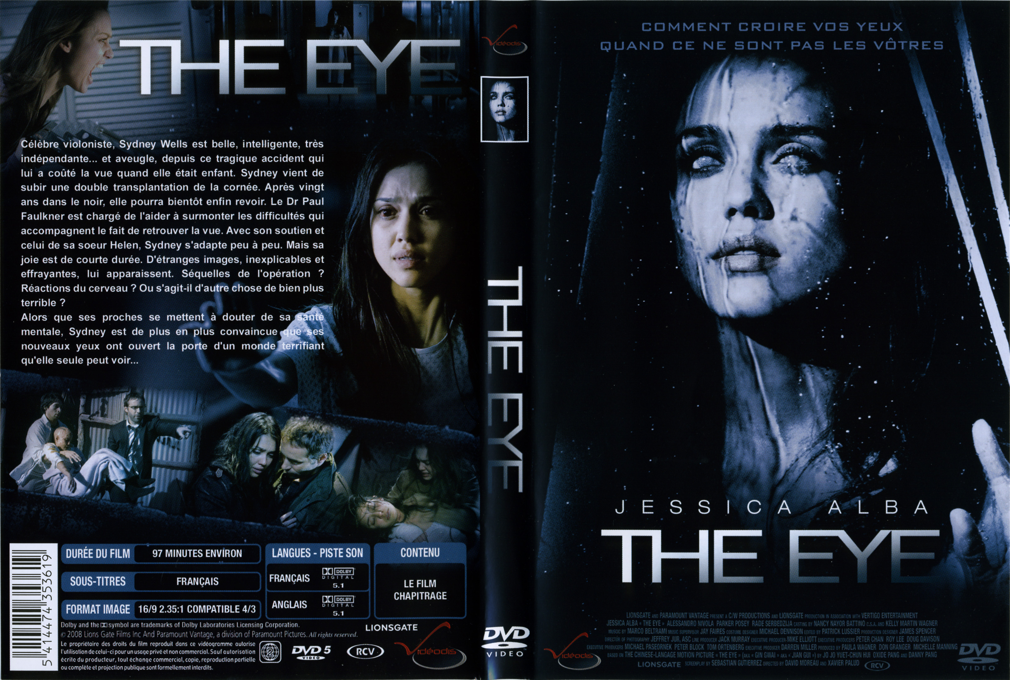 Jaquette DVD The eye (2008)
