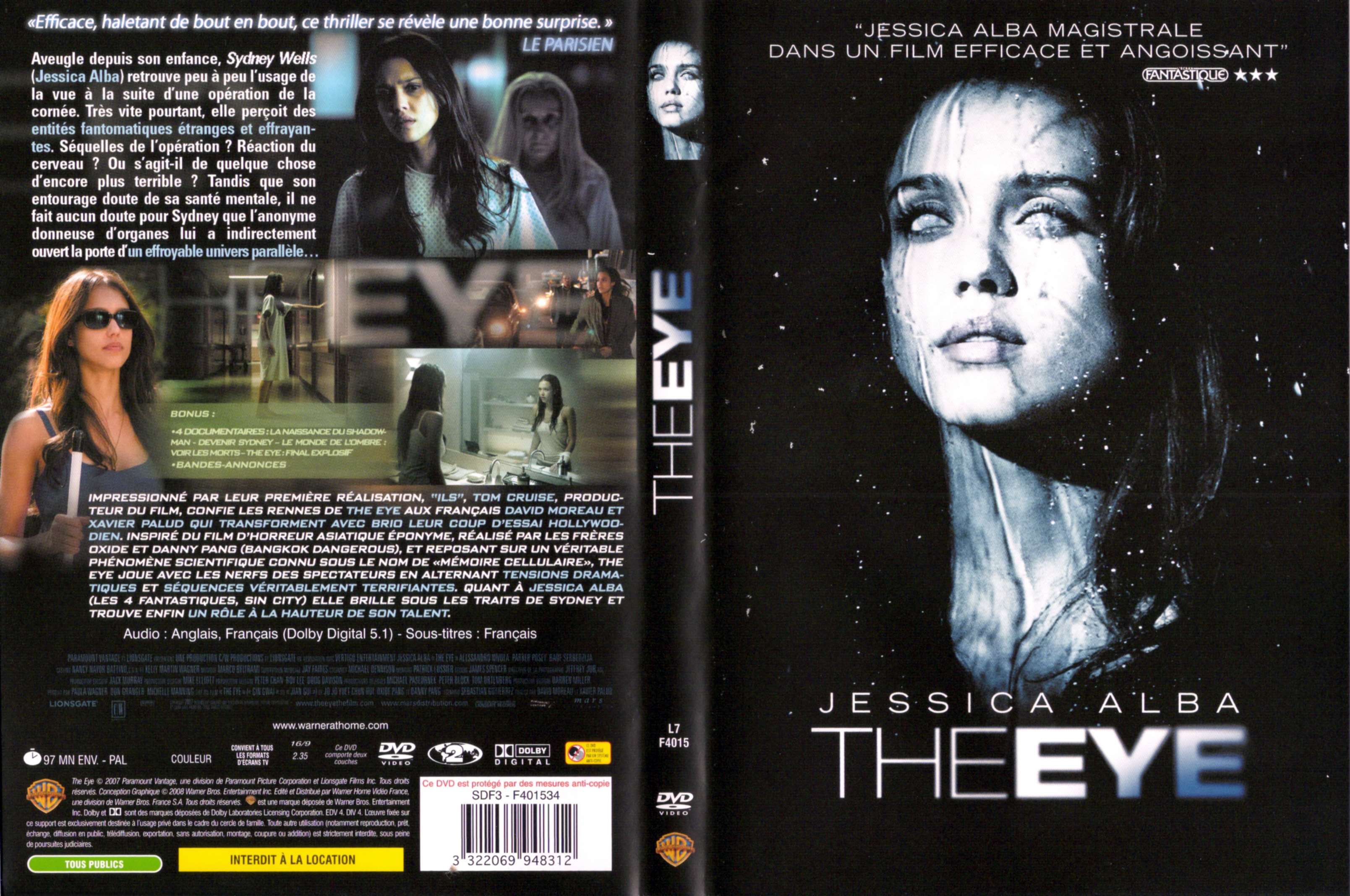 Jaquette DVD The eye (2008) v2