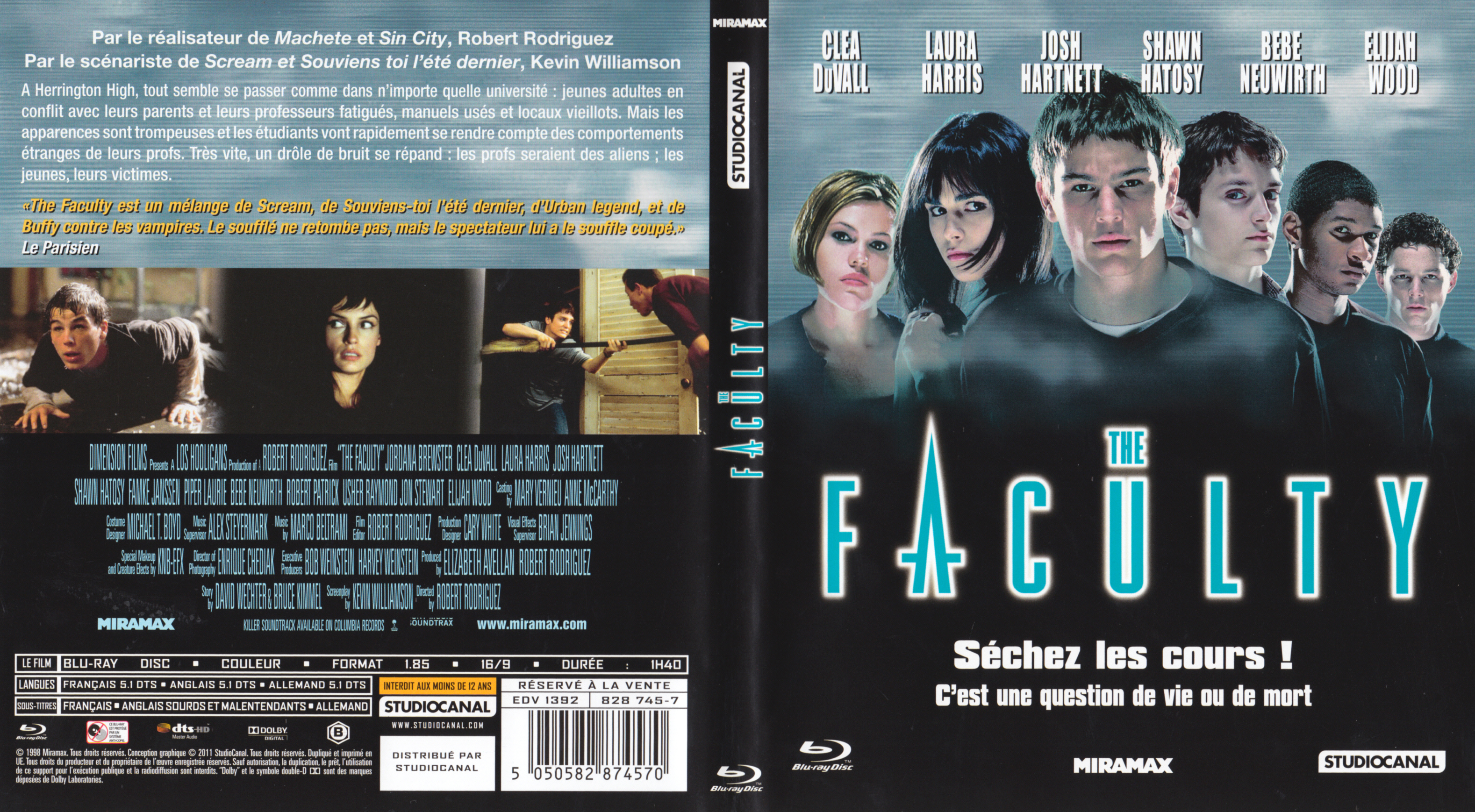 Jaquette DVD The faculty (BLU-RAY)
