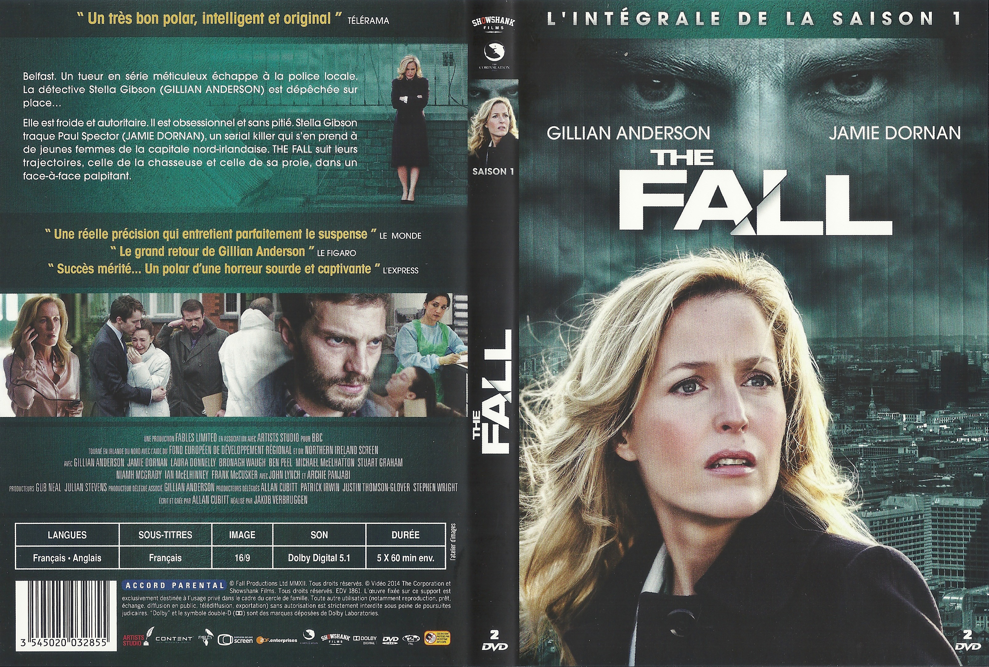 Jaquette DVD The fall Saison 1 COFFRET