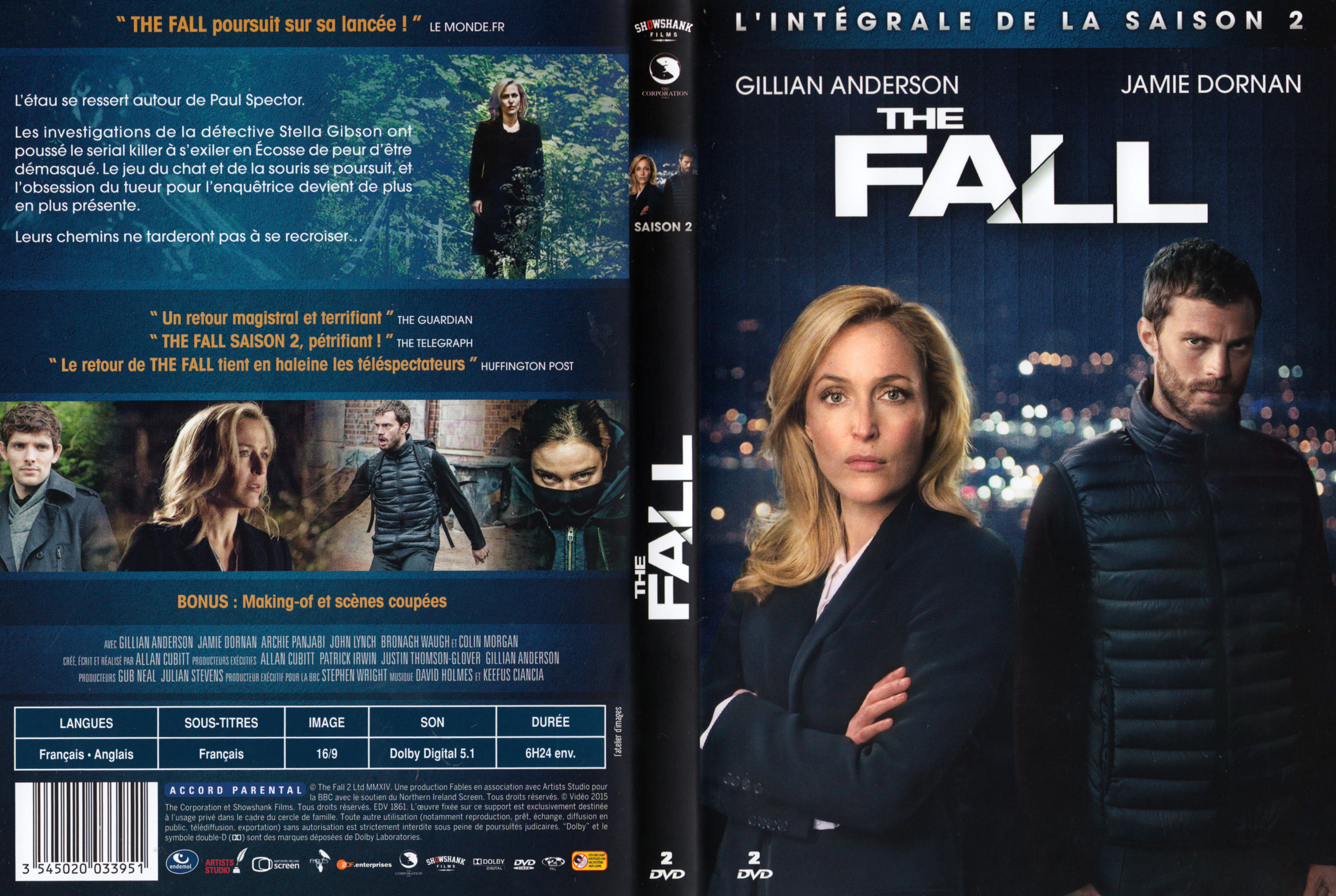 Jaquette DVD The fall Saison 2 COFFRET