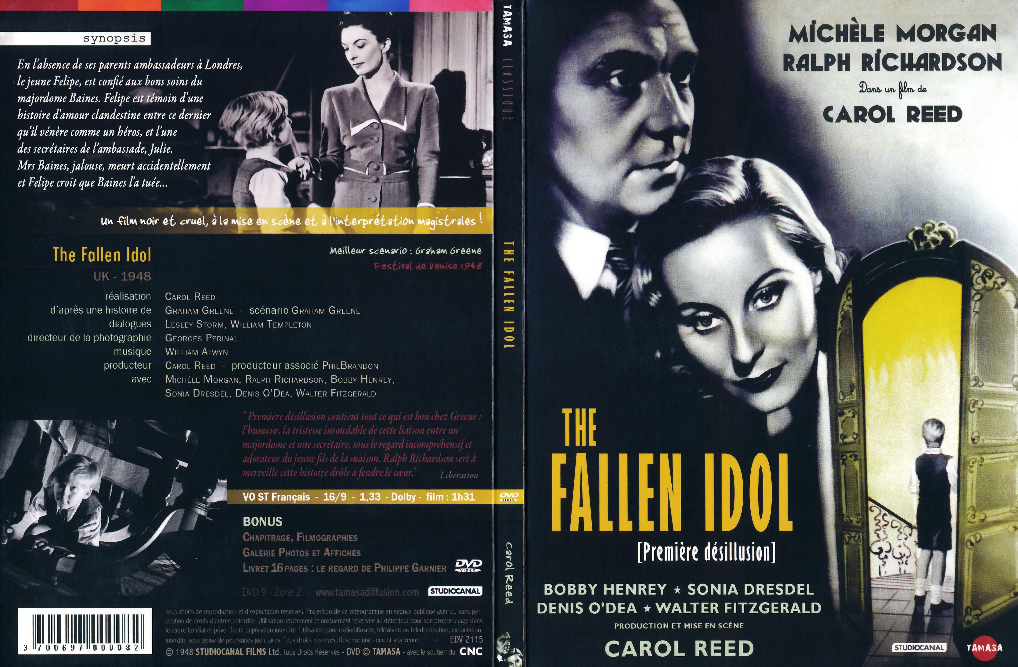 Jaquette DVD The fallen idol