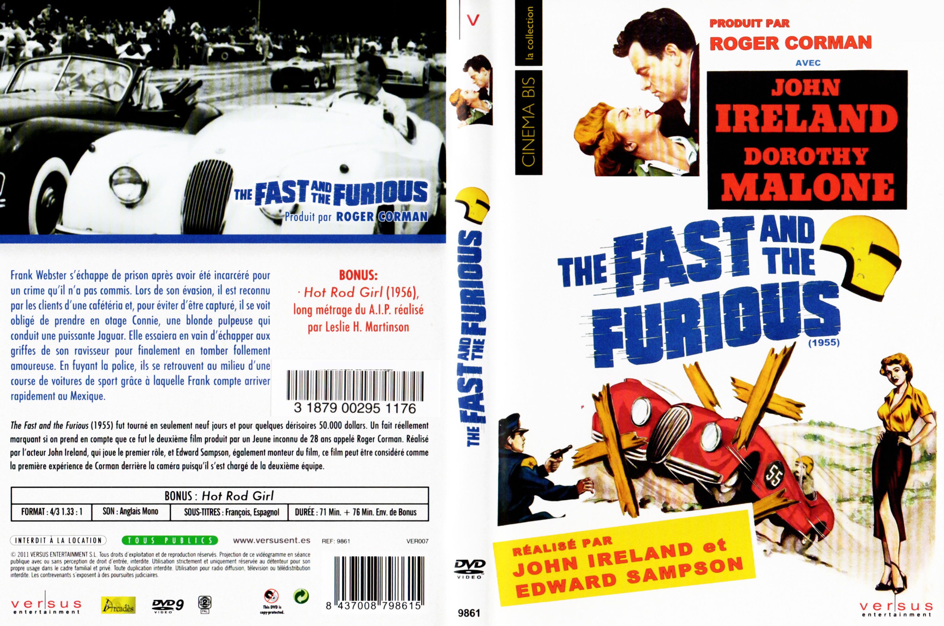 Jaquette DVD The fast and the furious