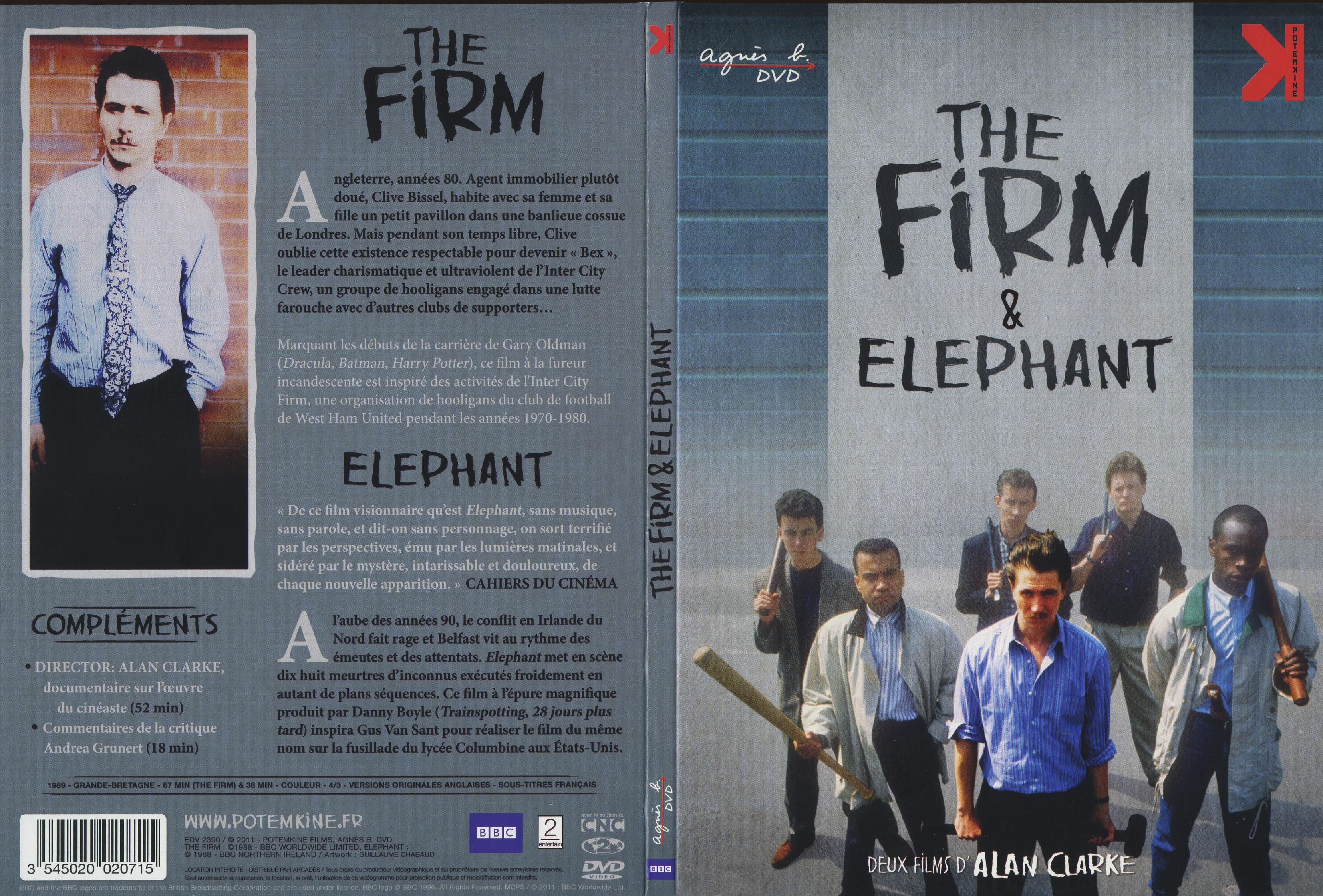 Jaquette DVD The firm and elephant