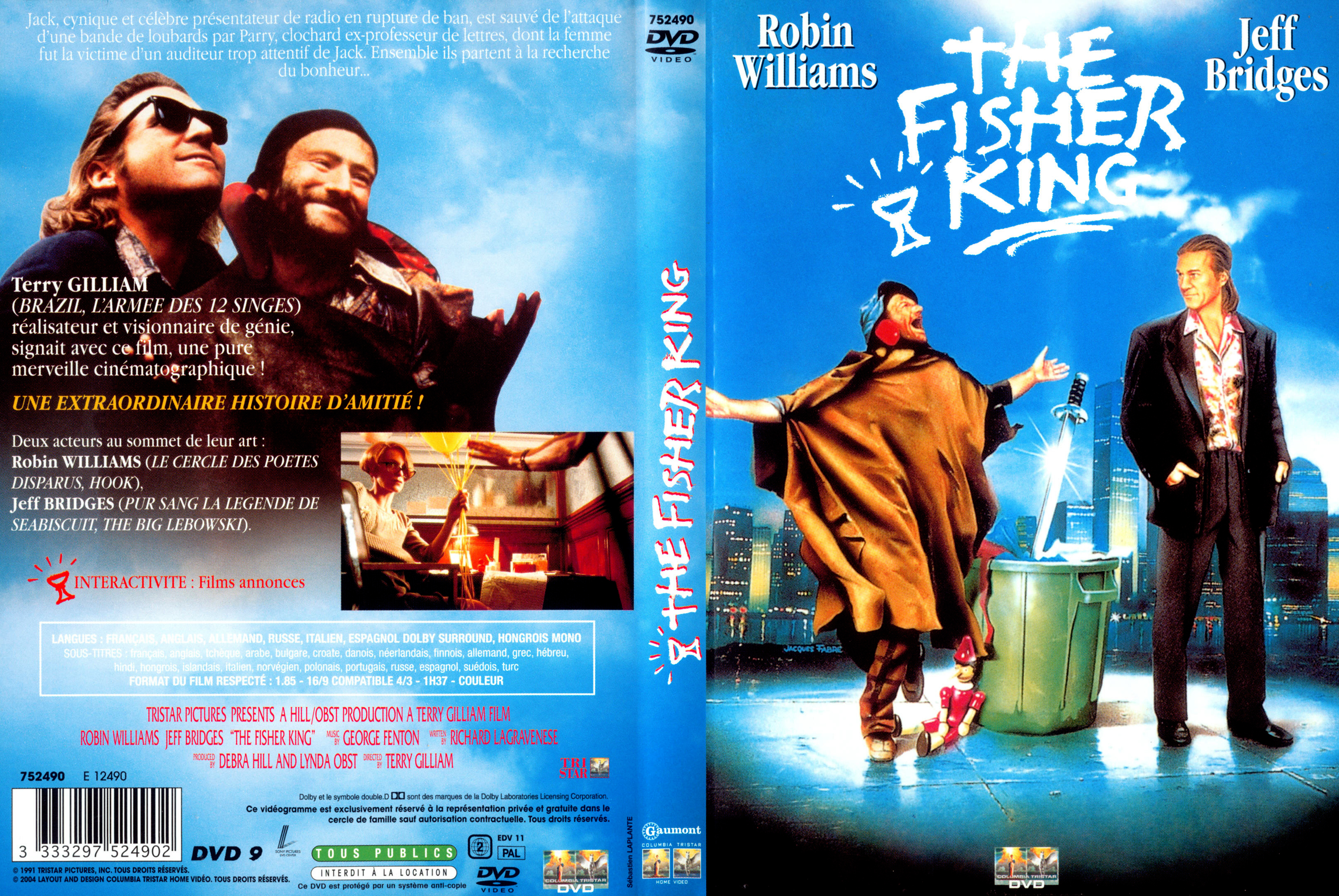 Jaquette DVD The fisher king