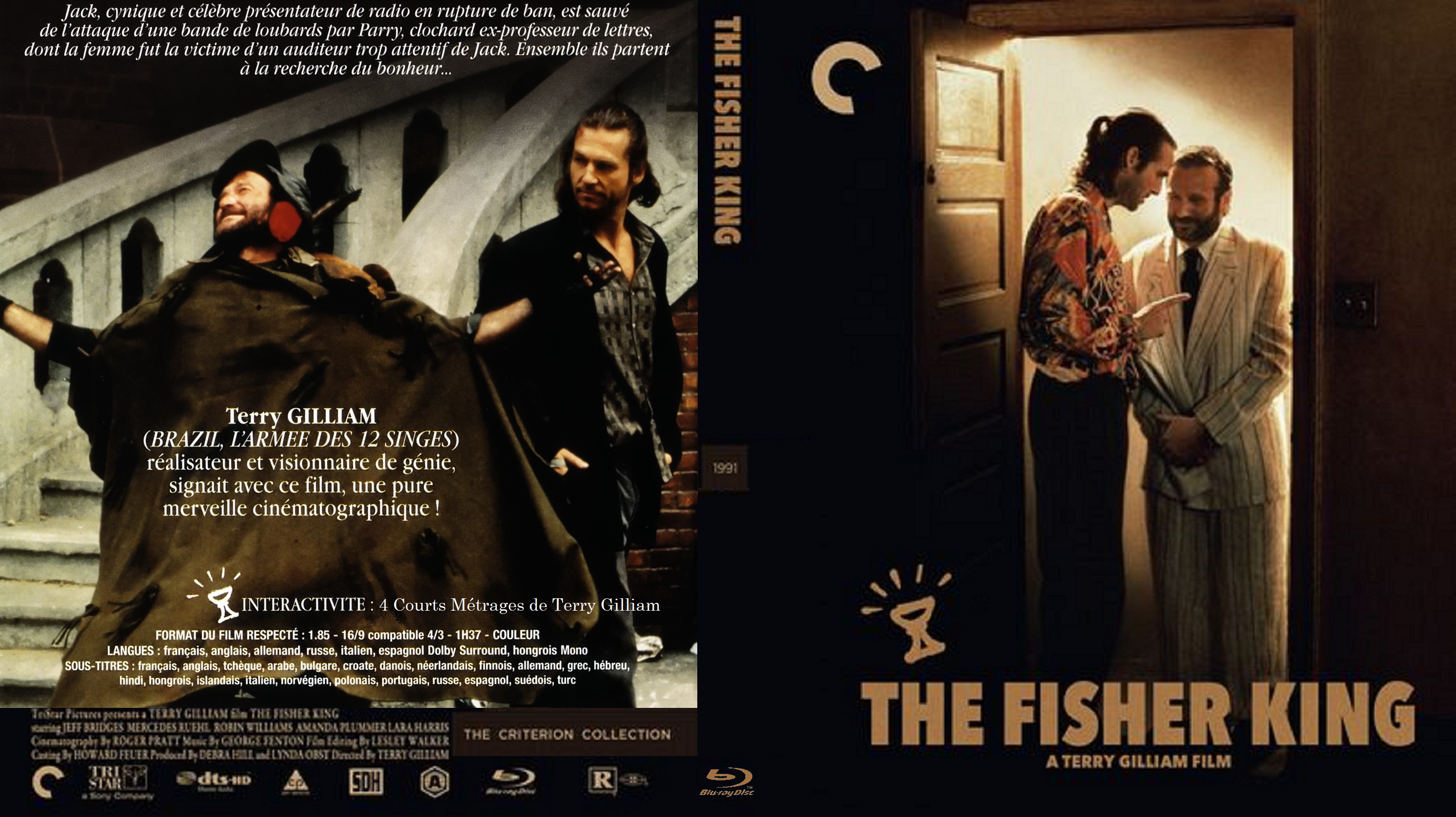 Jaquette DVD The fisher king custom (BLU-RAY)