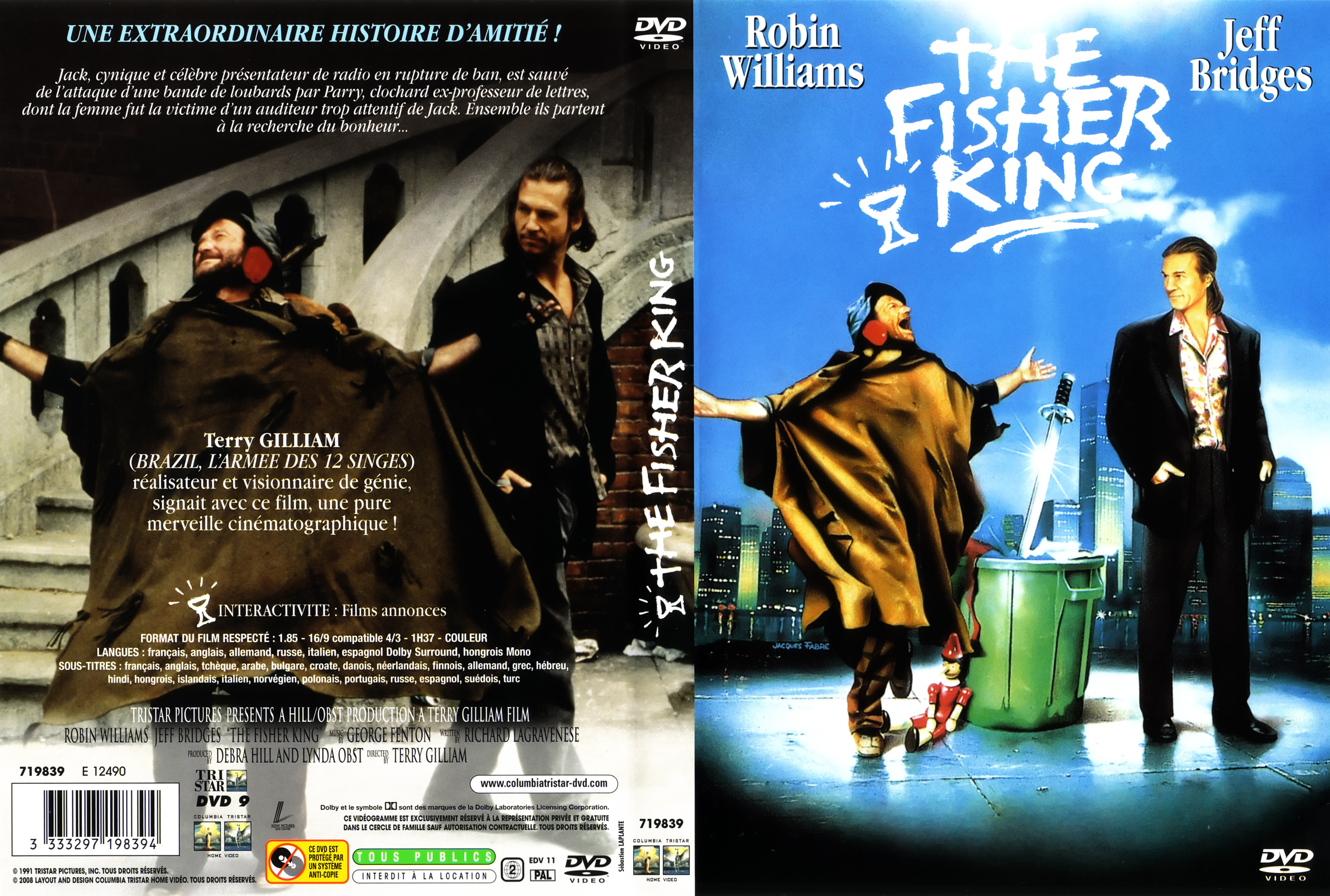 Jaquette DVD The fisher king v2