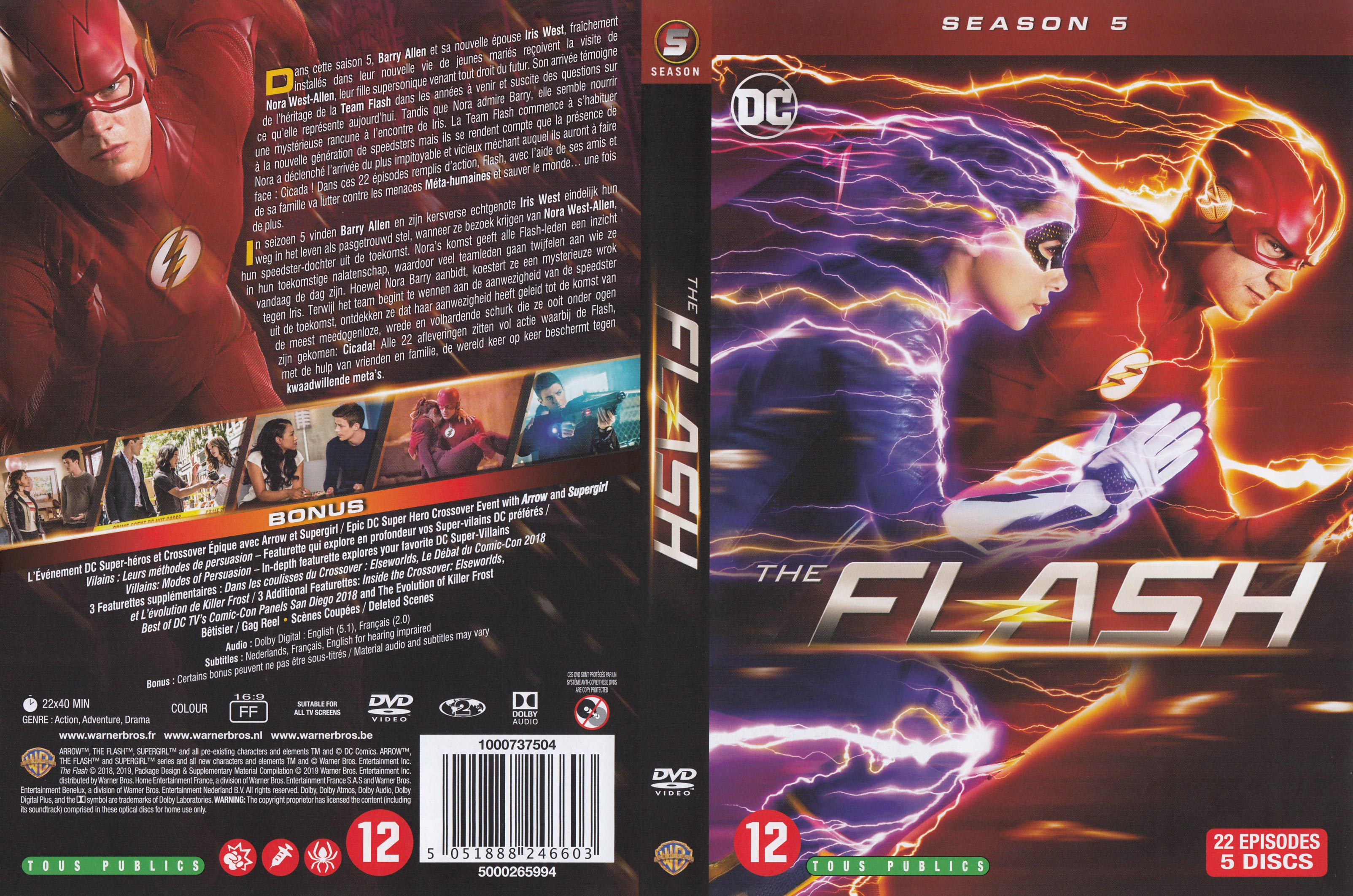 Jaquette DVD The flash Saison 5