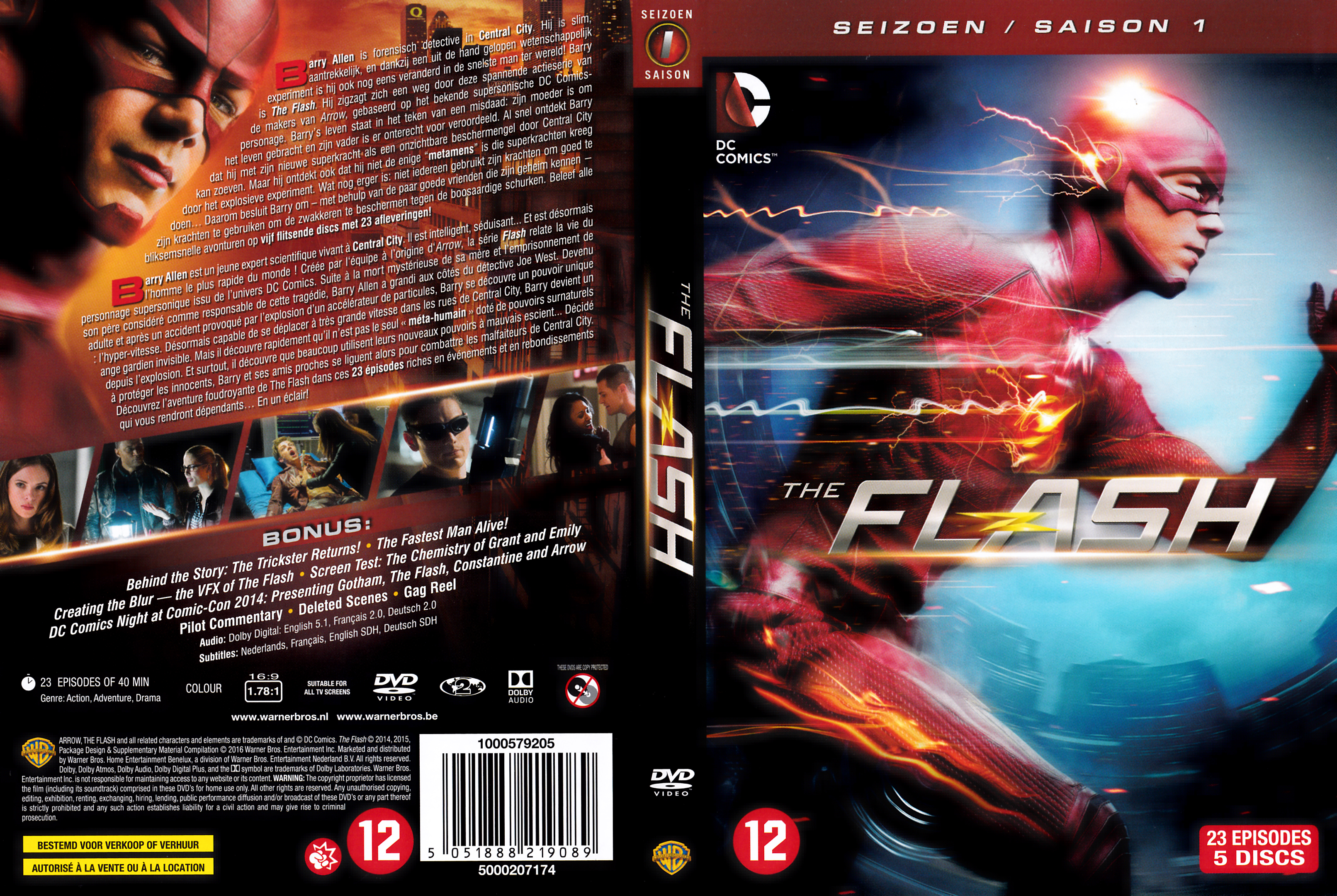 Jaquette DVD The flash saison 01 v2